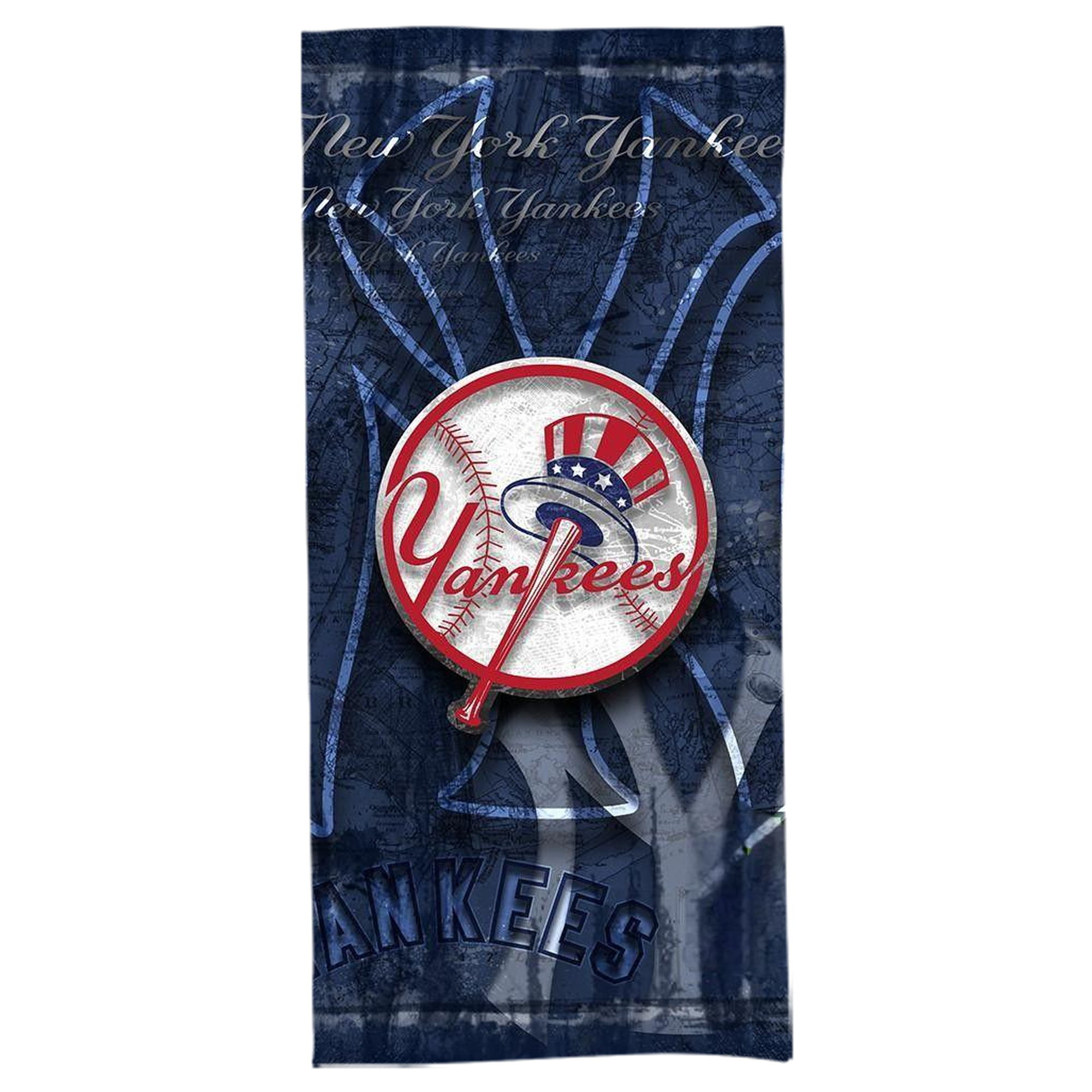New York Yankees 190 Bath Towel 70x140 Cm – Soft & Quick Drying Polyester Shower Towel For Adults – Highly Absorbent, Lightweight, Skin-Friendly, Machine Washable – Ideal For Bathroom, Gym, Travel