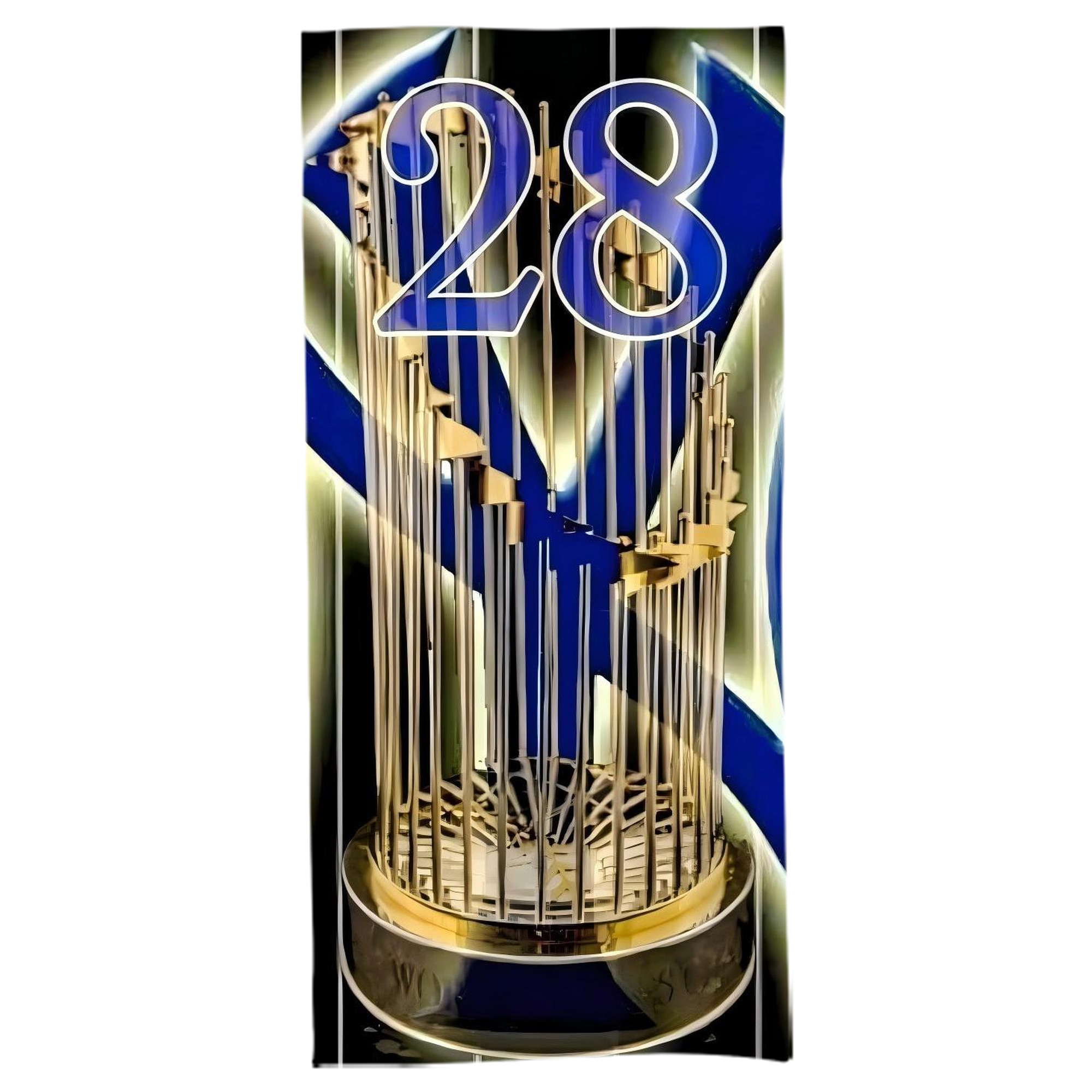 New York Yankees 212 Bath Towel 70x140 Cm – Soft & Quick Drying Polyester Shower Towel For Adults – Highly Absorbent, Lightweight, Skin-Friendly, Machine Washable – Ideal For Bathroom, Gym, Travel