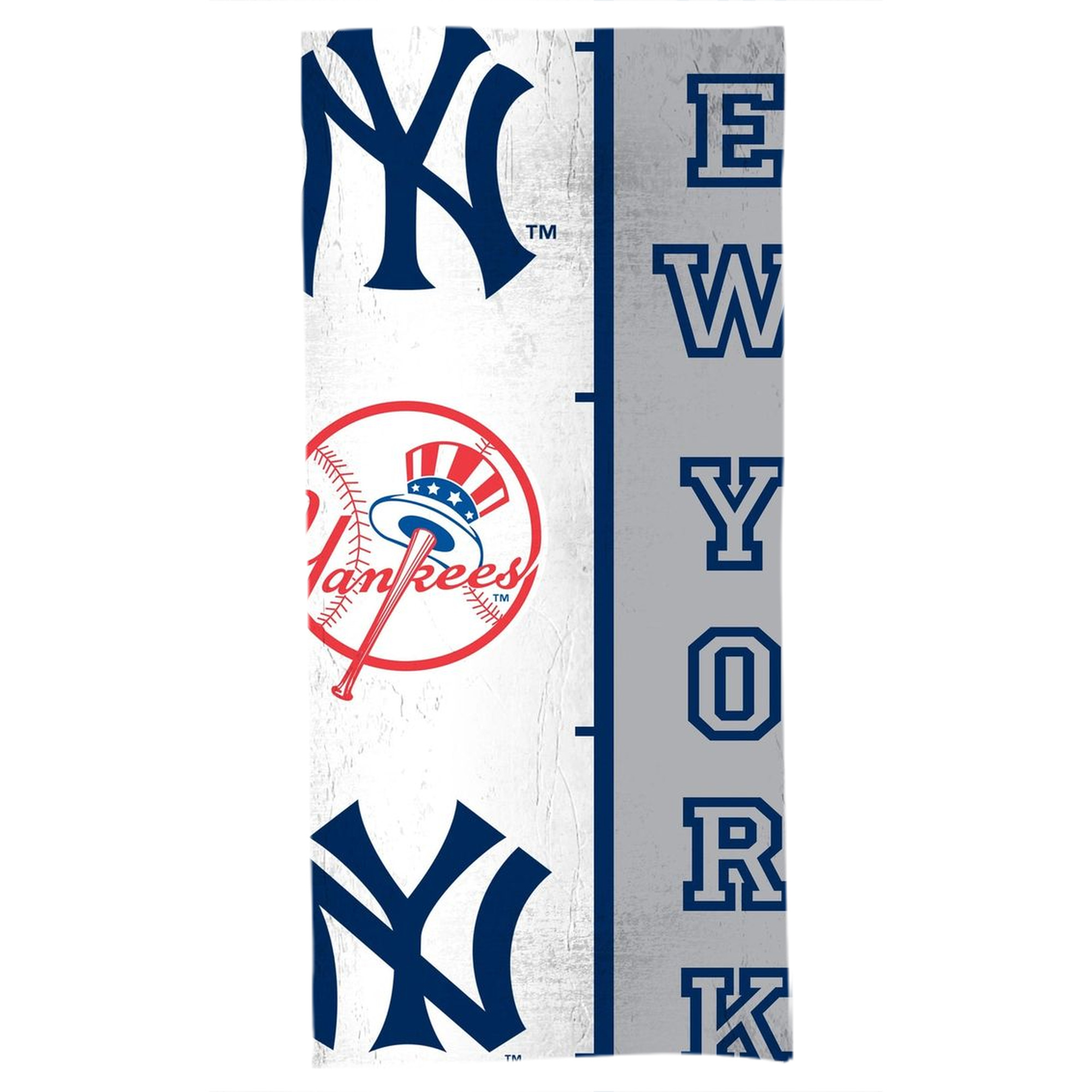 New York Yankees 217 Bath Towel 70x140 Cm – Soft & Quick Drying Polyester Shower Towel For Adults – Highly Absorbent, Lightweight, Skin-Friendly, Machine Washable – Ideal For Bathroom, Gym, Travel