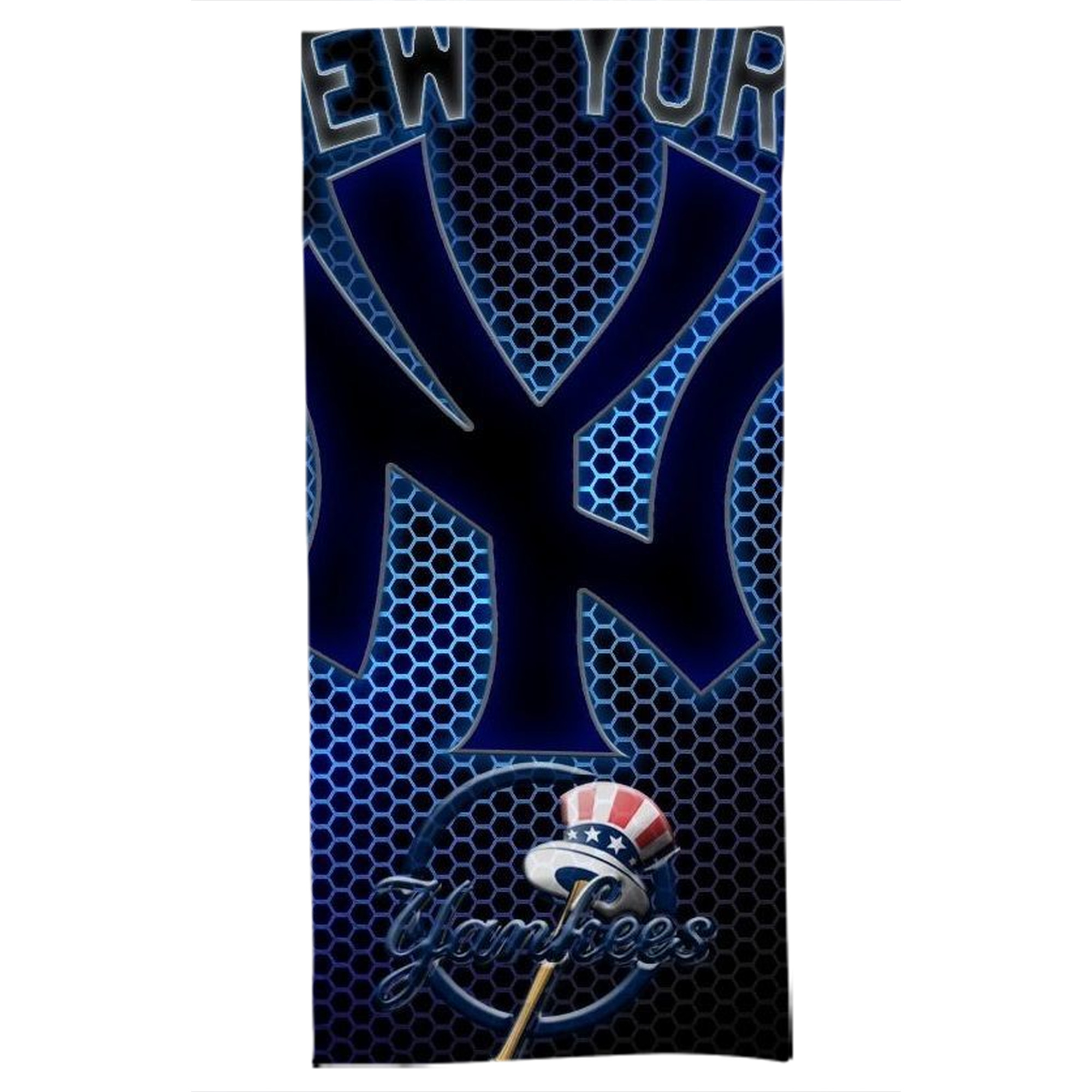 New York Yankees 319 Bath Towel 70x140 Cm – Soft & Quick Drying Polyester Shower Towel For Adults – Highly Absorbent, Lightweight, Skin-Friendly, Machine Washable – Ideal For Bathroom, Gym, Travel