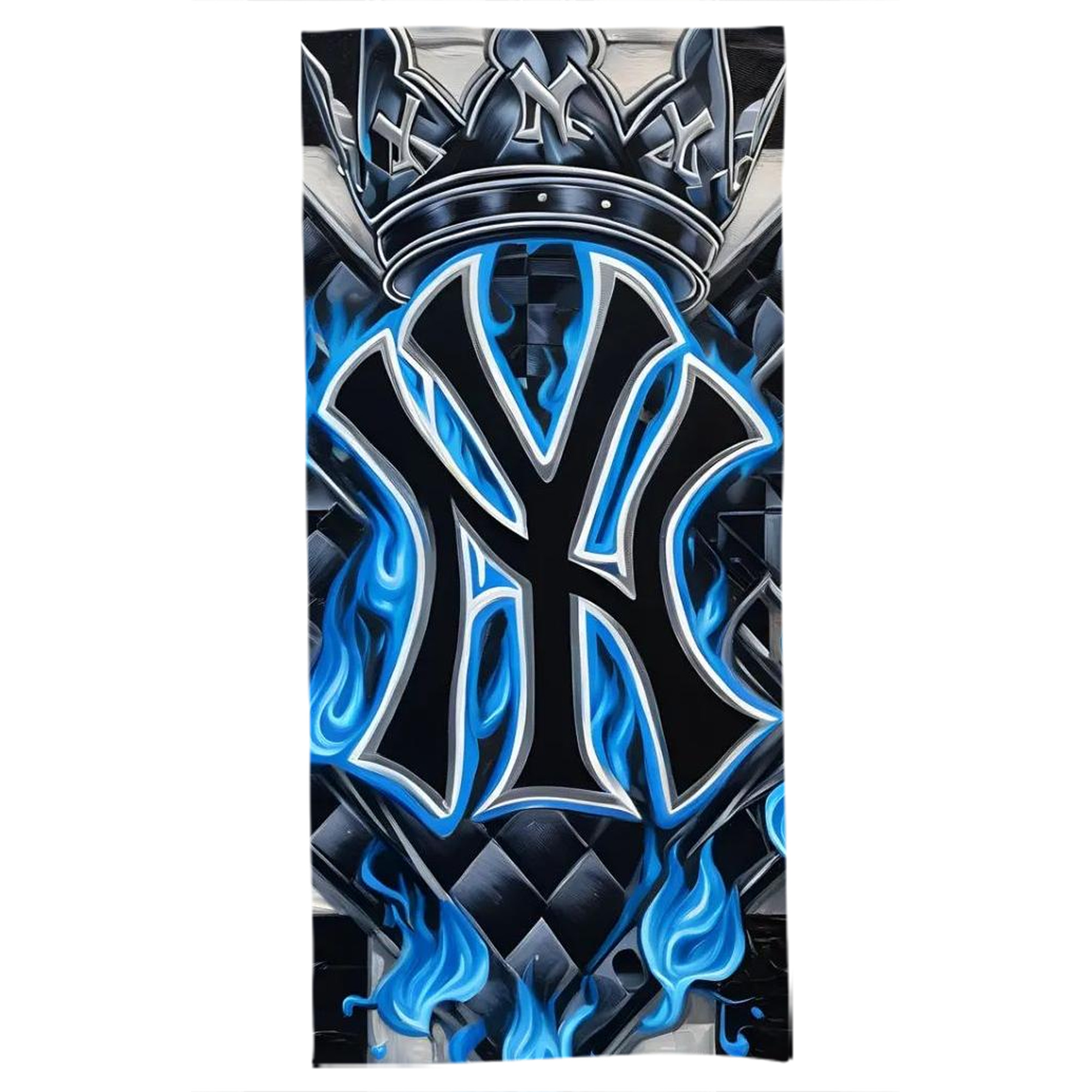 New York Yankees 324 Bath Towel 70x140 Cm – Soft & Quick Drying Polyester Shower Towel For Adults – Highly Absorbent, Lightweight, Skin-Friendly, Machine Washable – Ideal For Bathroom, Gym, Travel