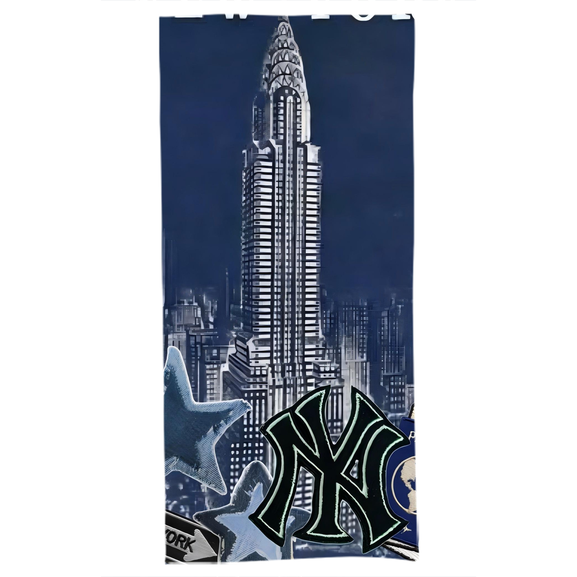 New York Yankees 331 Bath Towel 70x140 Cm – Soft & Quick Drying Polyester Shower Towel For Adults – Highly Absorbent, Lightweight, Skin-Friendly, Machine Washable – Ideal For Bathroom, Gym, Travel