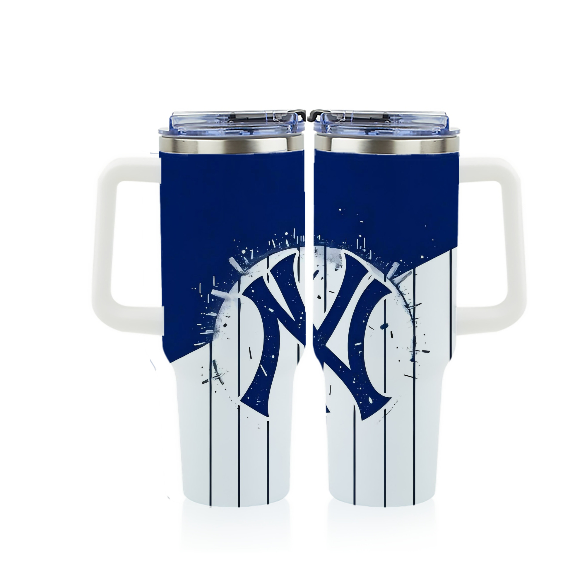 New York Yankees 106 40oz Full Wrap Car Tumbler – Durable Stainless Steel Travel Mug With Vibrant UV Print – Double Wall Insulated, Fits Most Car Cup Holders