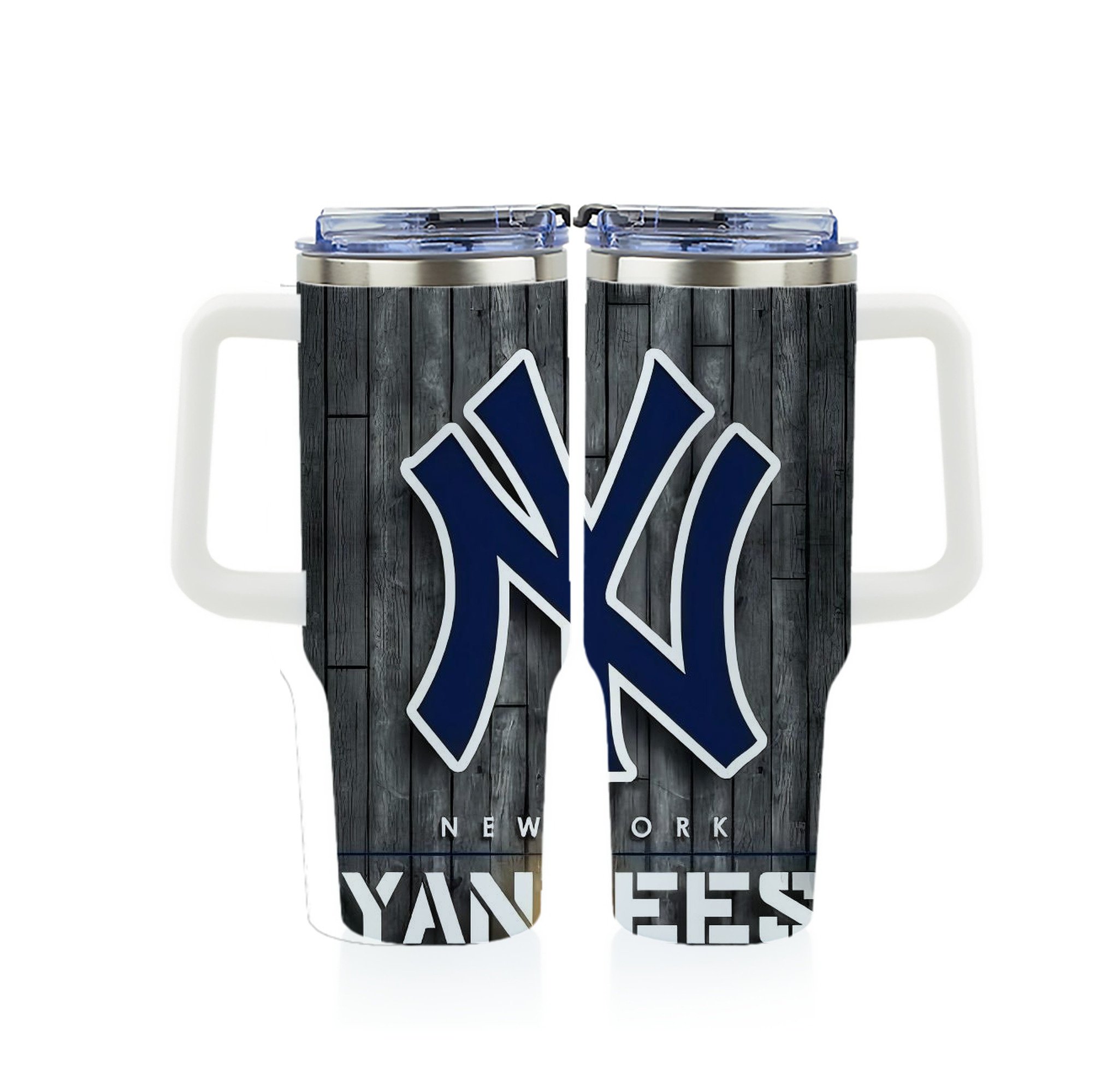 New York Yankees 127 40oz Full Wrap Car Tumbler – Durable Stainless Steel Travel Mug With Vibrant UV Print – Double Wall Insulated, Fits Most Car Cup Holders