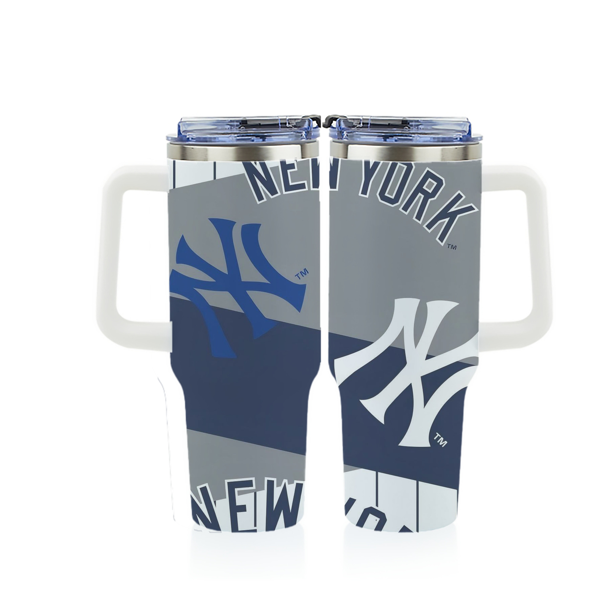 New York Yankees 133 40oz Full Wrap Car Tumbler – Durable Stainless Steel Travel Mug With Vibrant UV Print – Double Wall Insulated, Fits Most Car Cup Holders