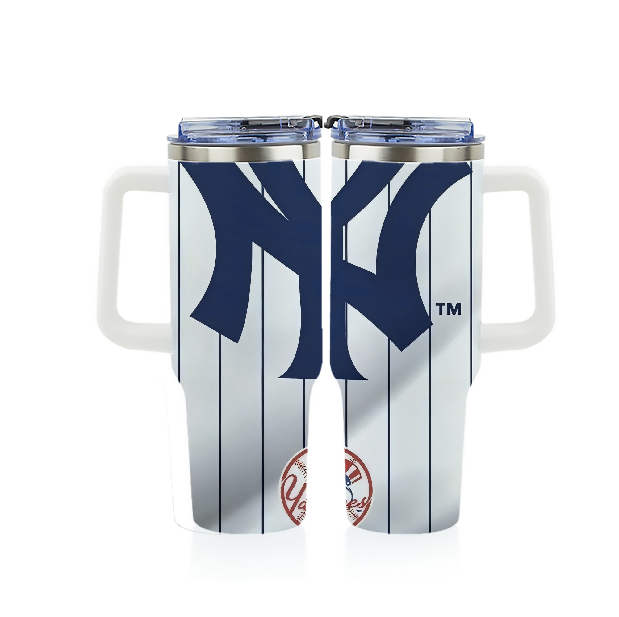 New York Yankees 126 40oz Full Wrap Car Tumbler – Durable Stainless Steel Travel Mug With Vibrant UV Print – Double Wall Insulated, Fits Most Car Cup Holders