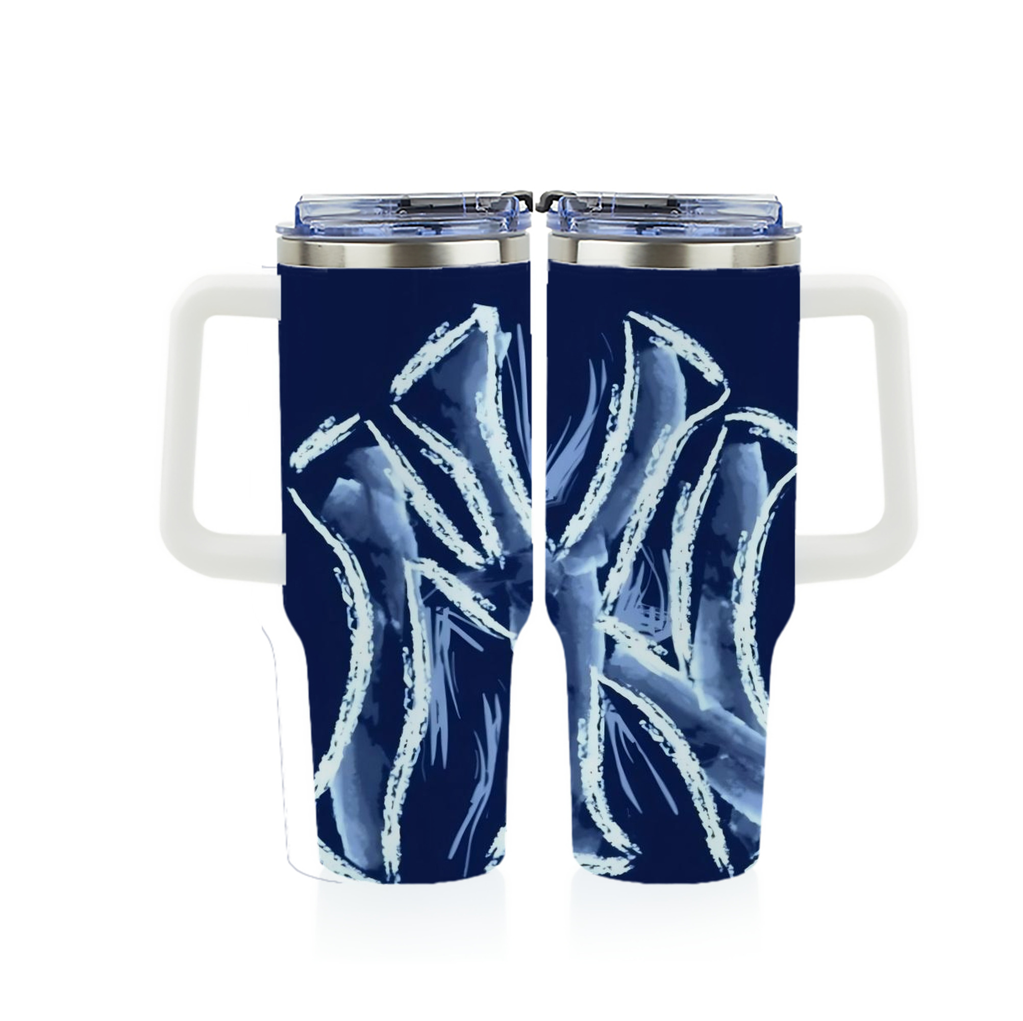 New York Yankees 137 40oz Full Wrap Car Tumbler – Durable Stainless Steel Travel Mug With Vibrant UV Print – Double Wall Insulated, Fits Most Car Cup Holders