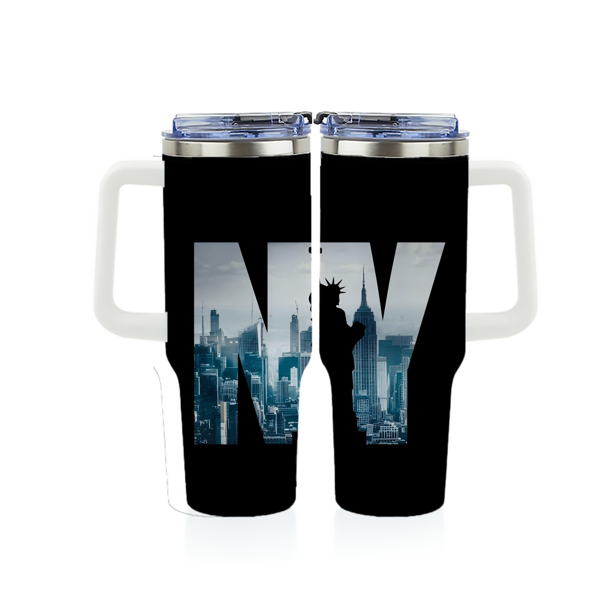 New York Yankees 142 40oz Full Wrap Car Tumbler – Durable Stainless Steel Travel Mug With Vibrant UV Print – Double Wall Insulated, Fits Most Car Cup Holders