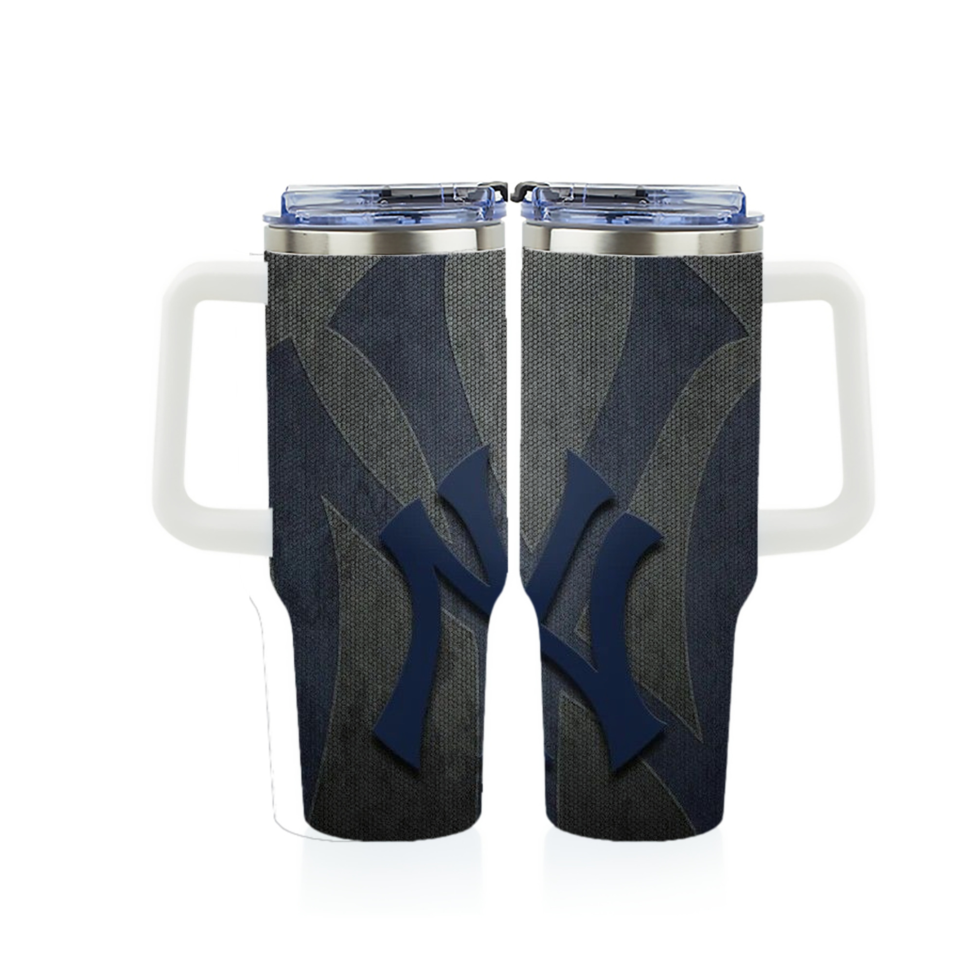 New York Yankees 153 40oz Full Wrap Car Tumbler – Durable Stainless Steel Travel Mug With Vibrant UV Print – Double Wall Insulated, Fits Most Car Cup Holders