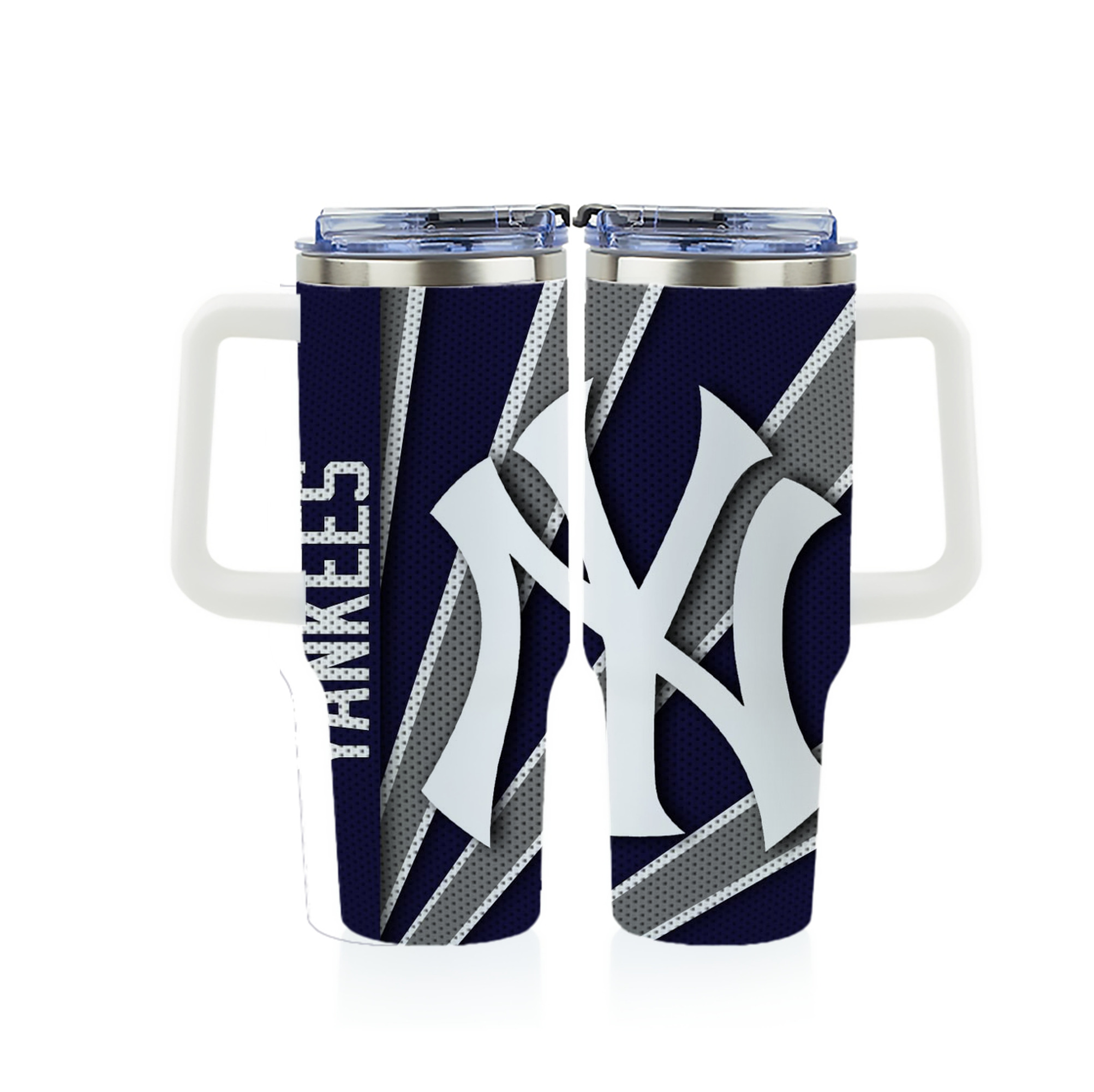 New York Yankees 168 40oz Full Wrap Car Tumbler – Durable Stainless Steel Travel Mug With Vibrant UV Print – Double Wall Insulated, Fits Most Car Cup Holders