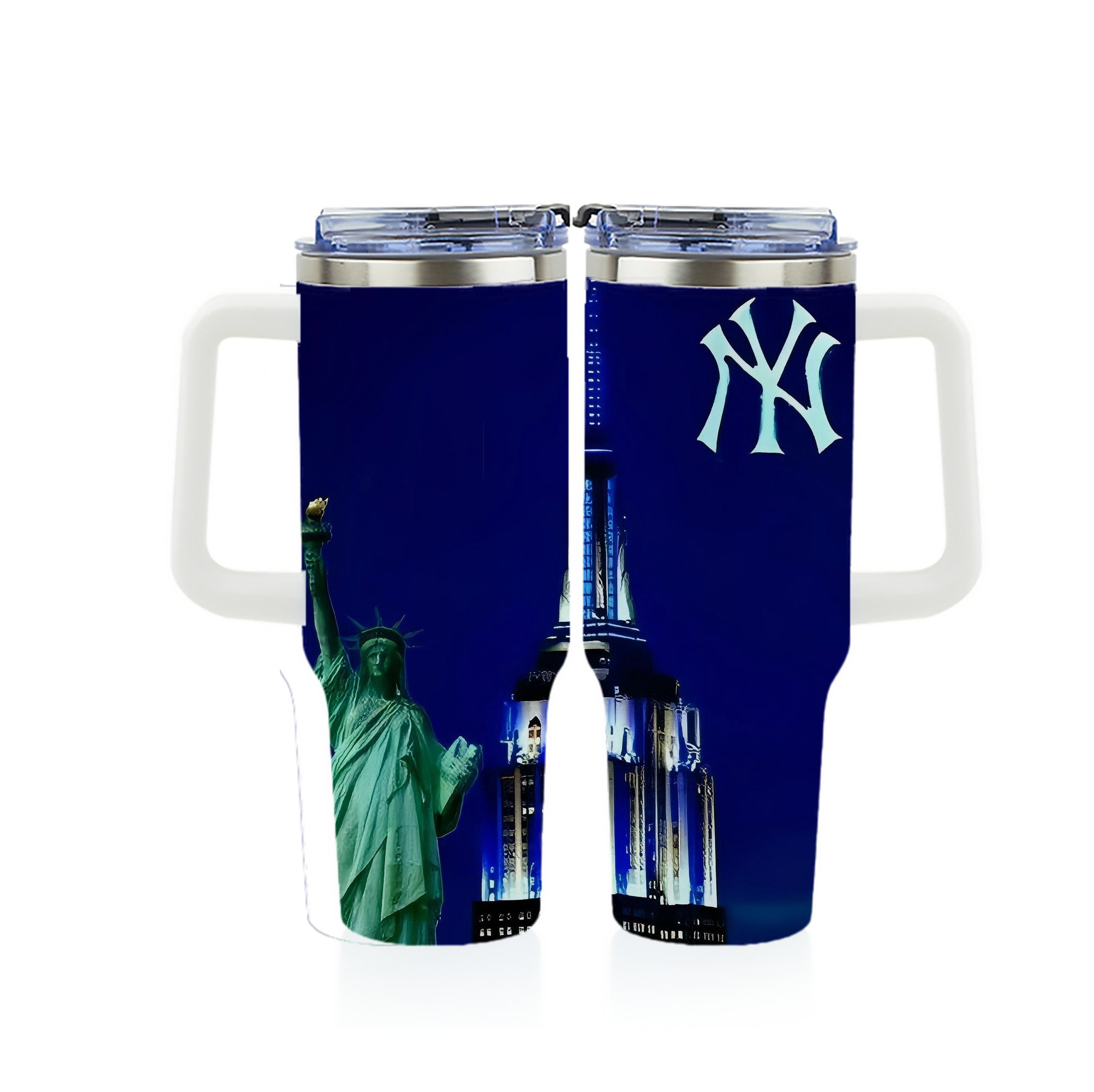 New York Yankees 175 40oz Full Wrap Car Tumbler – Durable Stainless Steel Travel Mug With Vibrant UV Print – Double Wall Insulated, Fits Most Car Cup Holders