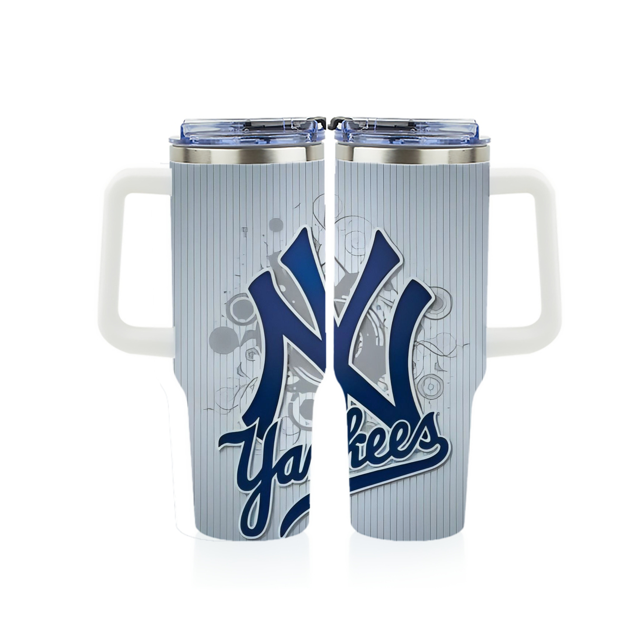 New York Yankees 181 40oz Full Wrap Car Tumbler – Durable Stainless Steel Travel Mug With Vibrant UV Print – Double Wall Insulated, Fits Most Car Cup Holders