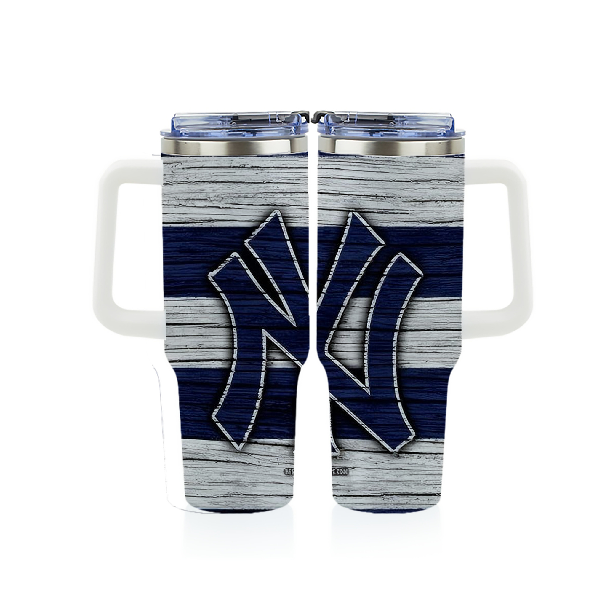 New York Yankees 187 40oz Full Wrap Car Tumbler – Durable Stainless Steel Travel Mug With Vibrant UV Print – Double Wall Insulated, Fits Most Car Cup Holders