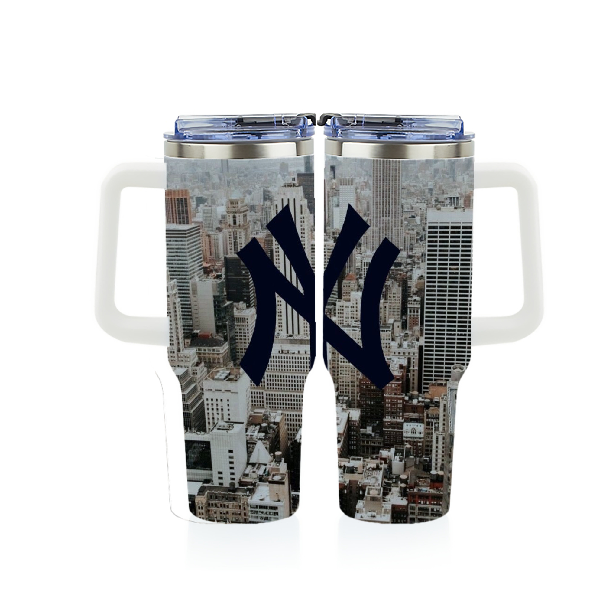 New York Yankees 171 40oz Full Wrap Car Tumbler – Durable Stainless Steel Travel Mug With Vibrant UV Print – Double Wall Insulated, Fits Most Car Cup Holders