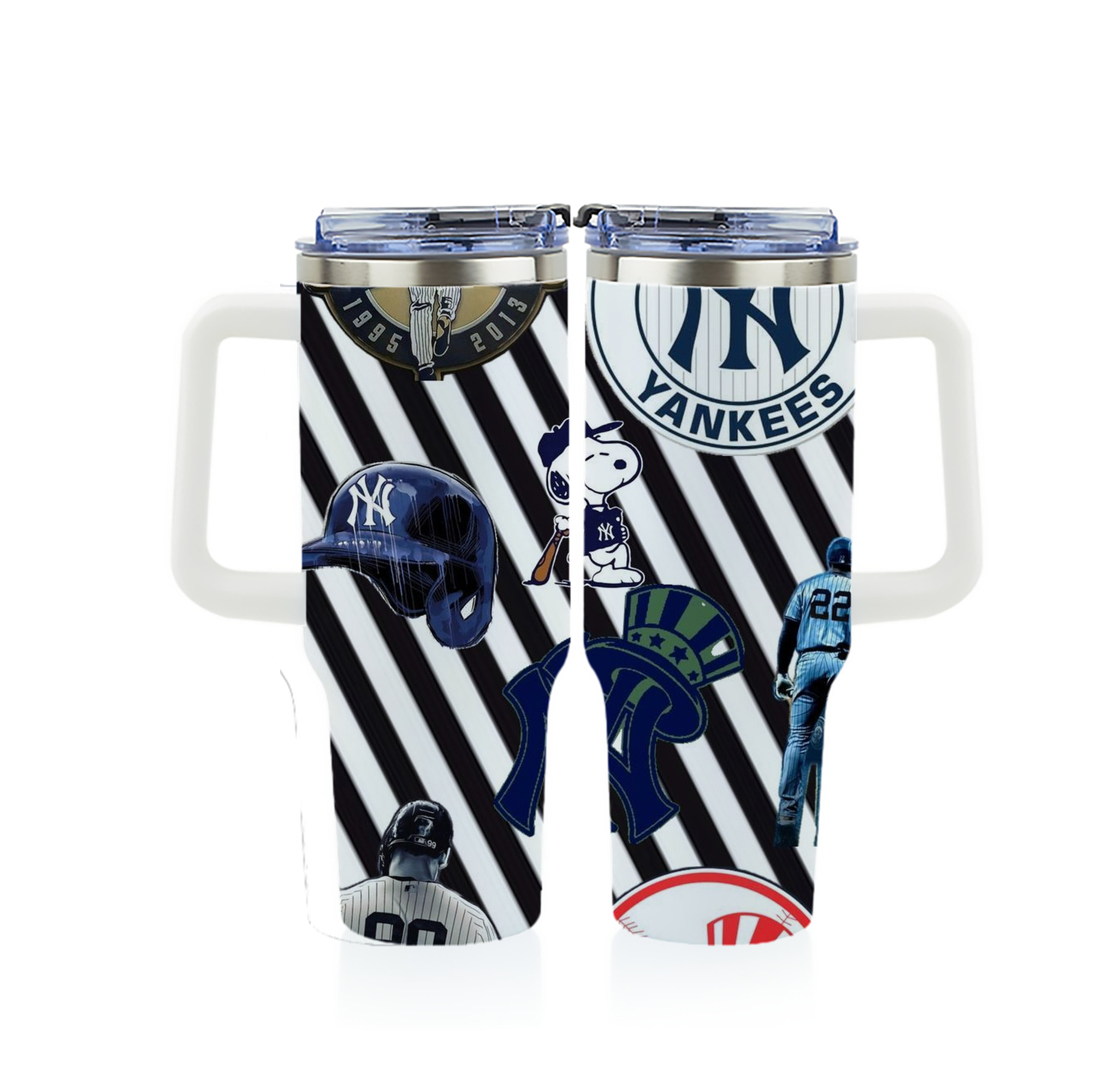 New York Yankees 231 40oz Full Wrap Car Tumbler – Durable Stainless Steel Travel Mug With Vibrant UV Print – Double Wall Insulated, Fits Most Car Cup Holders