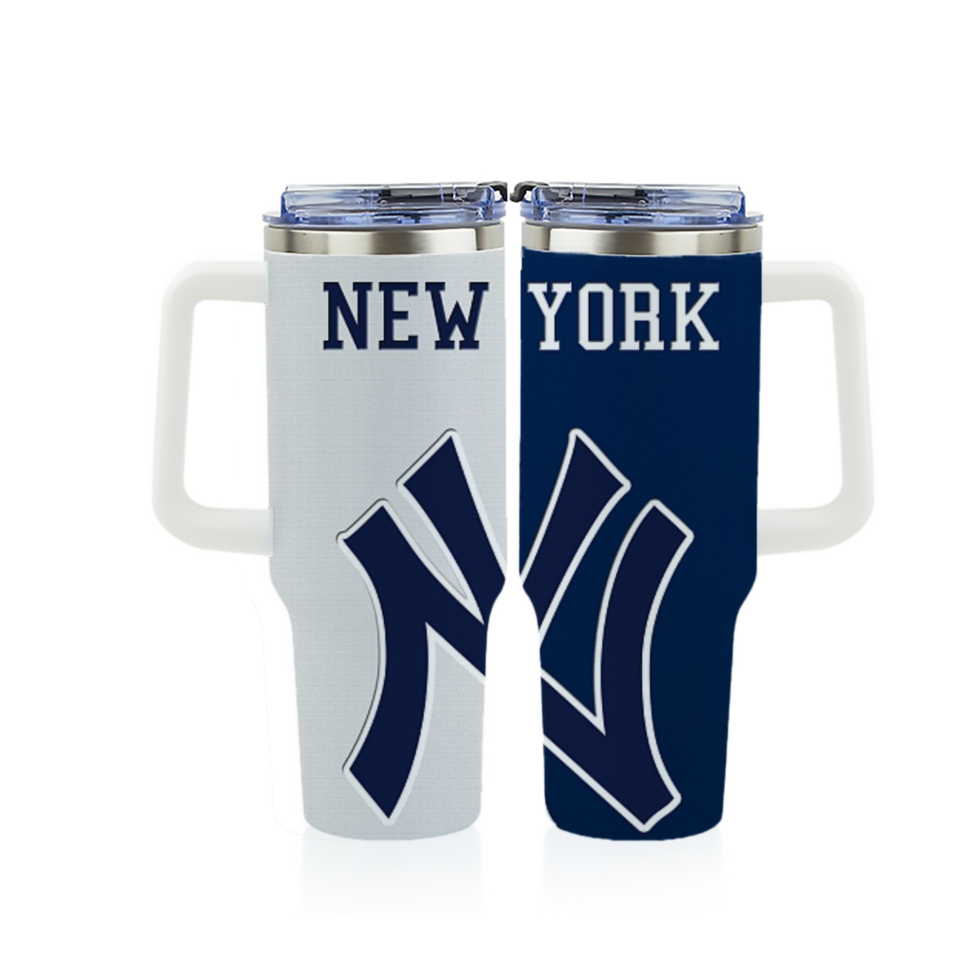 New York Yankees 332 40oz Full Wrap Car Tumbler – Durable Stainless Steel Travel Mug With Vibrant UV Print – Double Wall Insulated, Fits Most Car Cup Holders