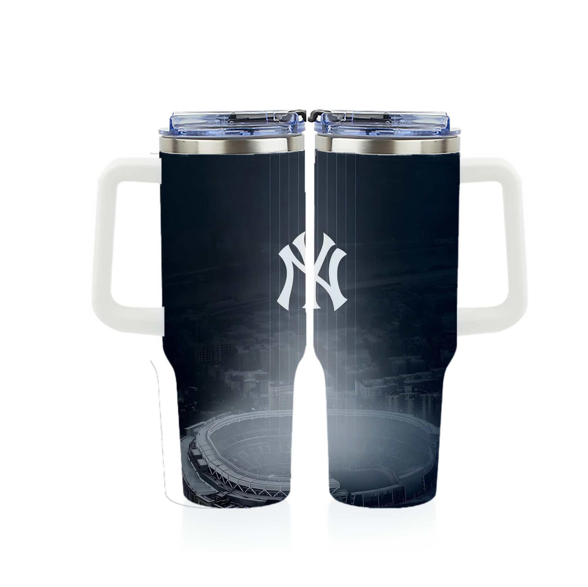 New York Yankees 225 40oz Full Wrap Car Tumbler – Durable Stainless Steel Travel Mug With Vibrant UV Print – Double Wall Insulated, Fits Most Car Cup Holders