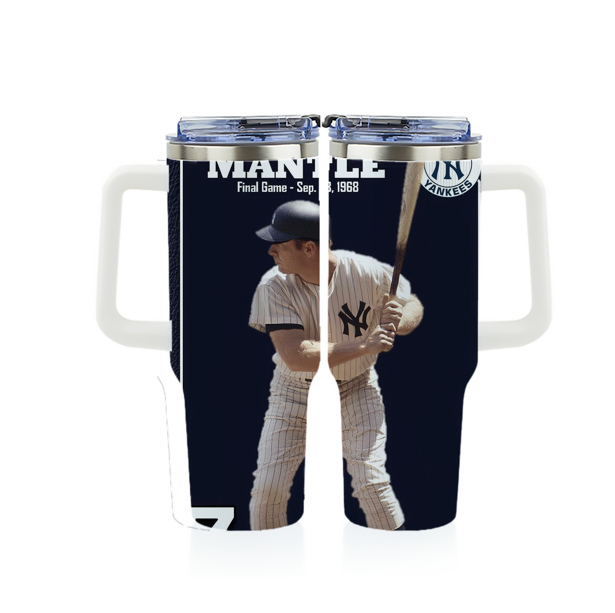 New York Yankees 344 40oz Full Wrap Car Tumbler – Durable Stainless Steel Travel Mug With Vibrant UV Print – Double Wall Insulated, Fits Most Car Cup Holders