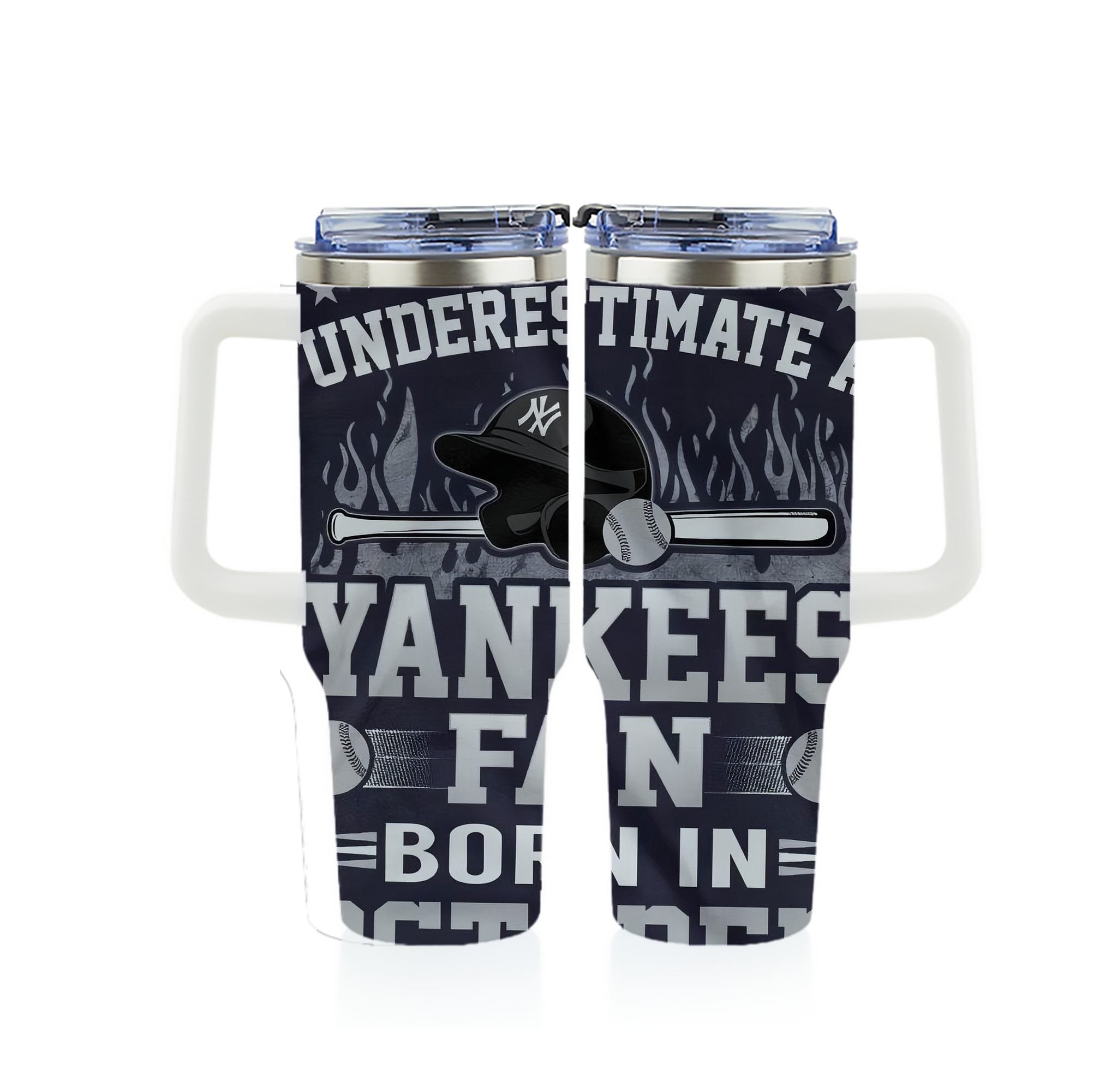 New York Yankees 349 40oz Full Wrap Car Tumbler – Durable Stainless Steel Travel Mug With Vibrant UV Print – Double Wall Insulated, Fits Most Car Cup Holders