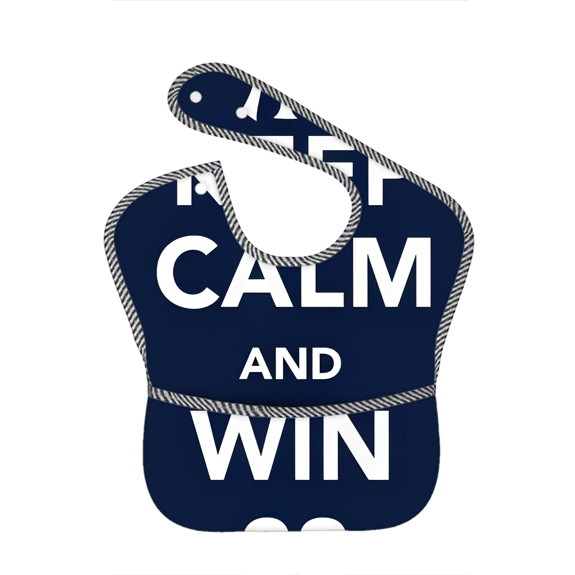 New York Yankees 169 Adjustable Waterproof Toddler Bib – Full-Print Durable Polyester – Foldable Crumb Pocket – Easy Snap Closure – Soft