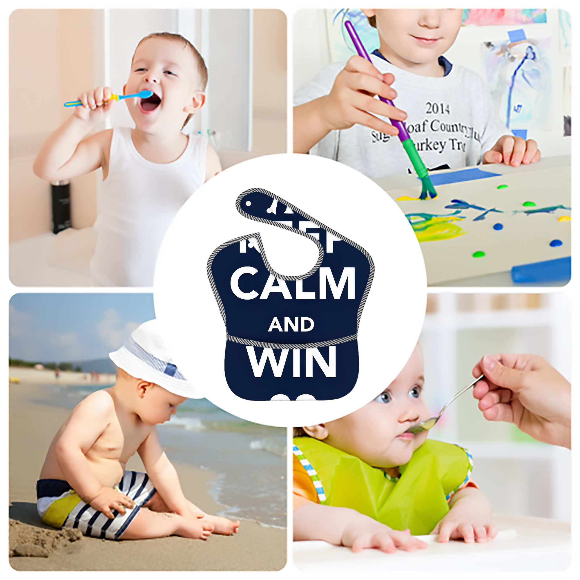 New York Yankees 169 Adjustable Waterproof Toddler Bib – Full-Print Durable Polyester – Foldable Crumb Pocket – Easy Snap Closure – Soft