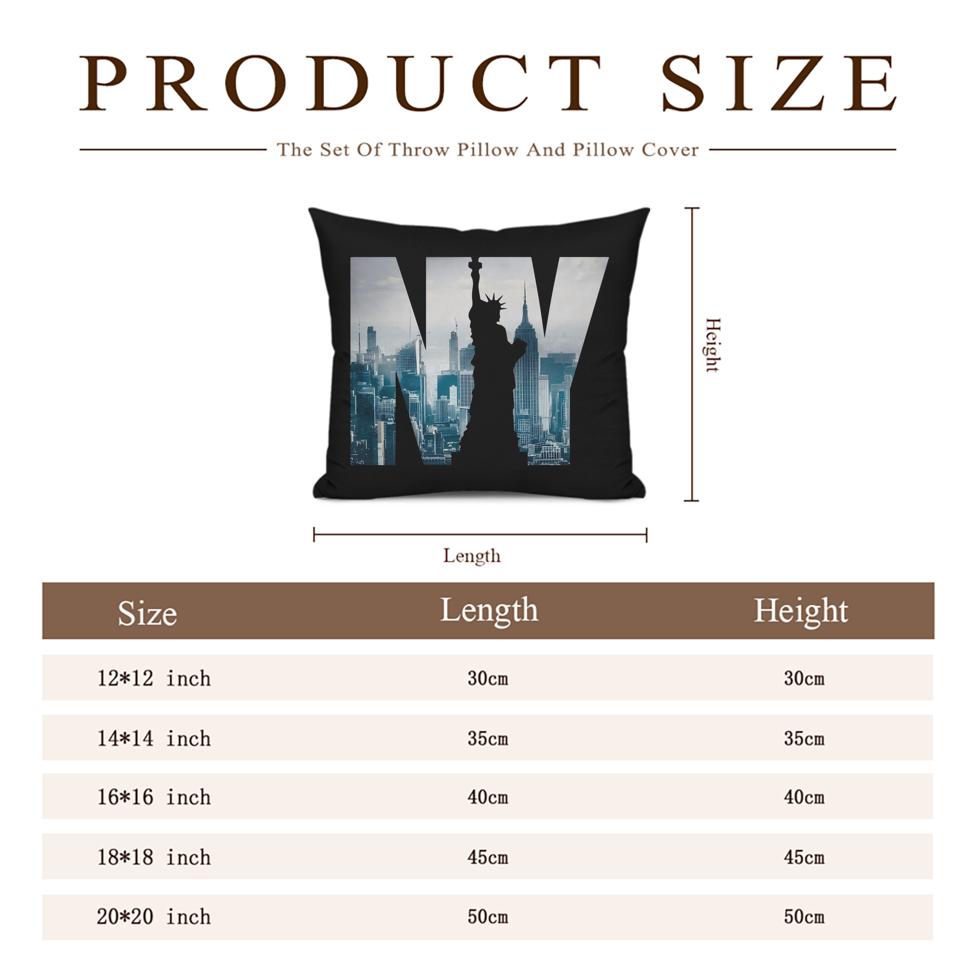 New York Yankees 142 Soft Polyester Pillow Cover With Insert – Double-Sided Design, Invisible Zipper, Durable & Breathable – Easy Care Cushion Set