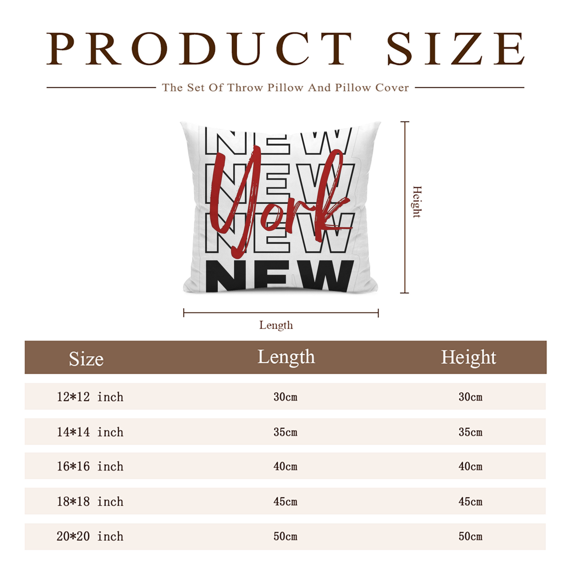 New York Yankees 176 Soft Polyester Pillow Cover With Insert – Double-Sided Design, Invisible Zipper, Durable & Breathable – Easy Care Cushion Set