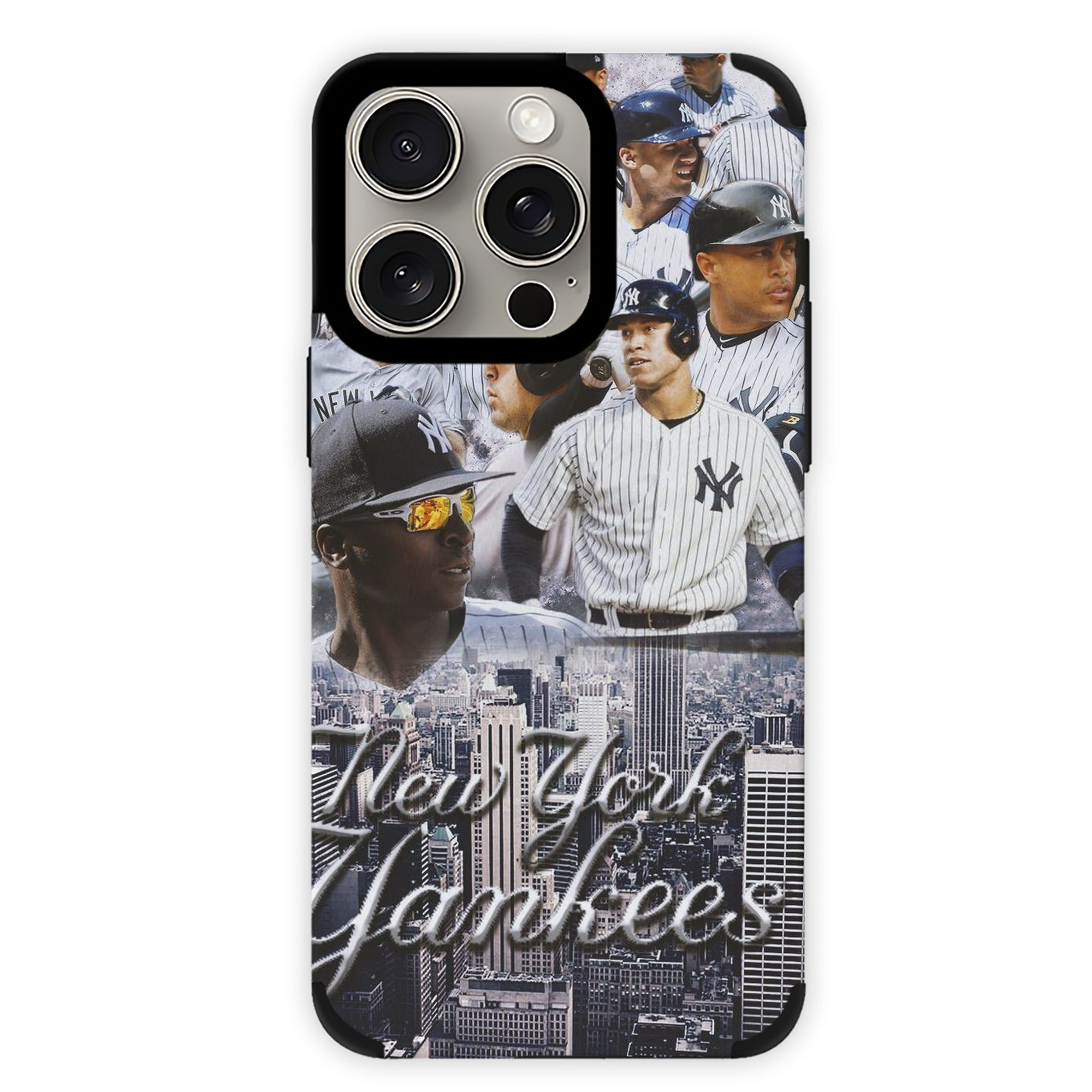 New York Yankees 101 IPhone 15 Pro Max PU Leather Case – Soft Lining, 360° Protection – Precise Fit, 3D Buttons, Easy Charging – Anti-Yellowing, Easy To Clean