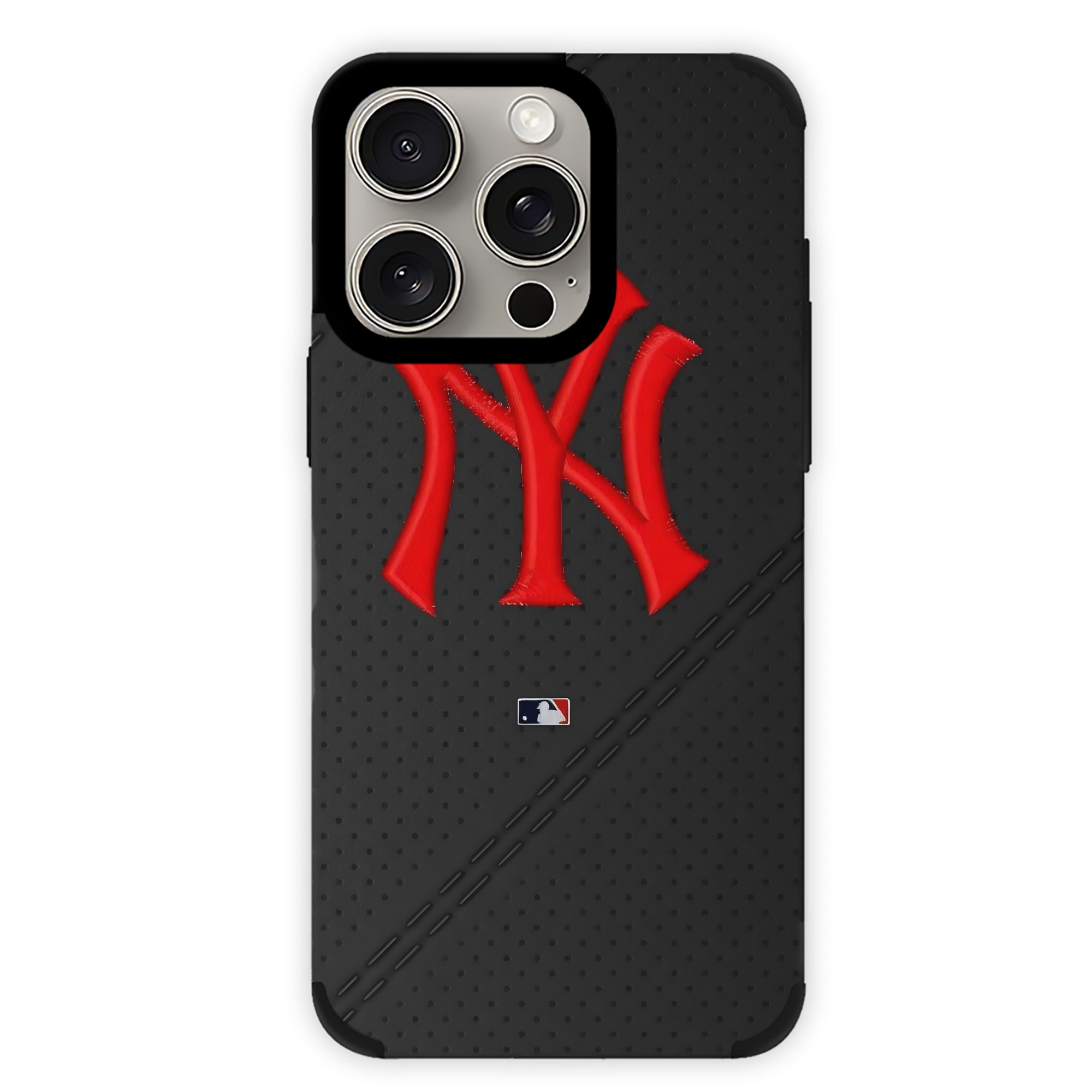 New York Yankees 121 IPhone 15 Pro Max PU Leather Case – Soft Lining, 360° Protection – Precise Fit, 3D Buttons, Easy Charging – Anti-Yellowing, Easy To Clean