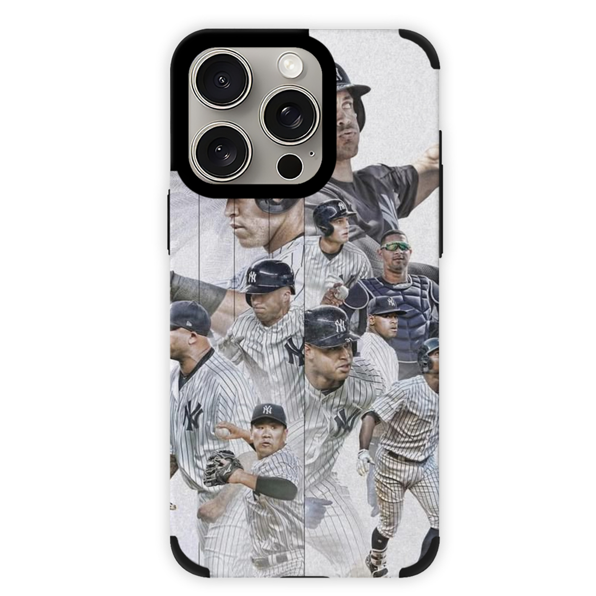 New York Yankees 109 IPhone 15 Pro Max PU Leather Case – Soft Lining, 360° Protection – Precise Fit, 3D Buttons, Easy Charging – Anti-Yellowing, Easy To Clean