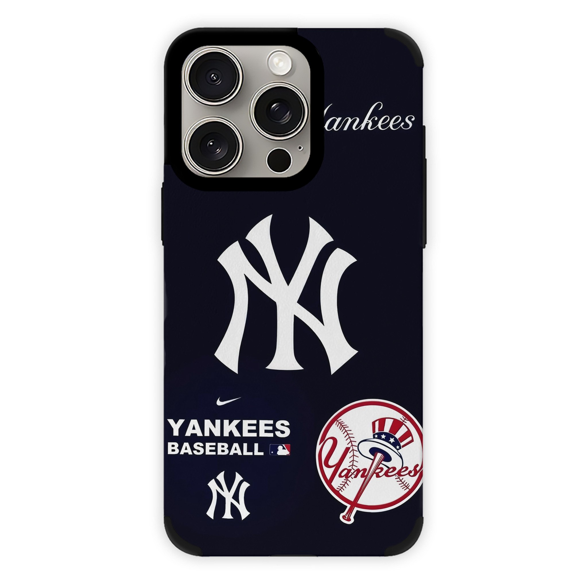 New York Yankees 122 IPhone 15 Pro Max PU Leather Case – Soft Lining, 360° Protection – Precise Fit, 3D Buttons, Easy Charging – Anti-Yellowing, Easy To Clean