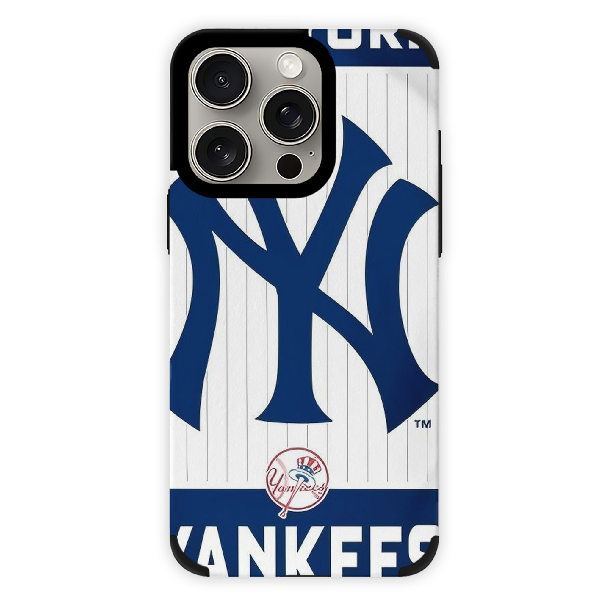 New York Yankees 134 IPhone 15 Pro Max PU Leather Case – Soft Lining, 360° Protection – Precise Fit, 3D Buttons, Easy Charging – Anti-Yellowing, Easy To Clean