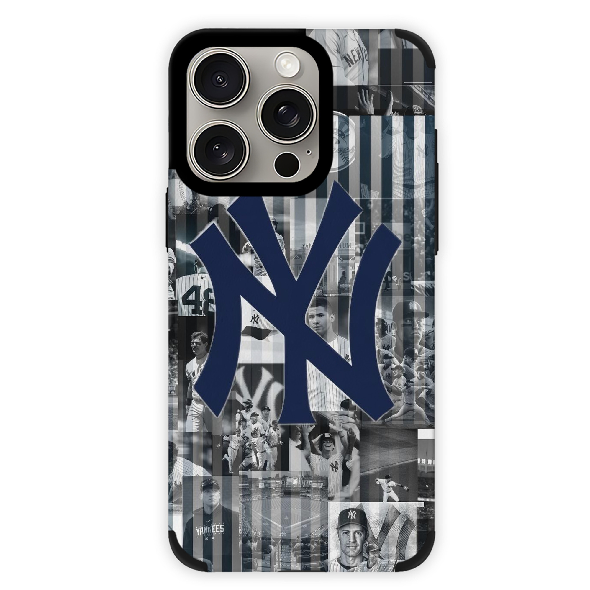 New York Yankees 135 IPhone 15 Pro Max PU Leather Case – Soft Lining, 360° Protection – Precise Fit, 3D Buttons, Easy Charging – Anti-Yellowing, Easy To Clean