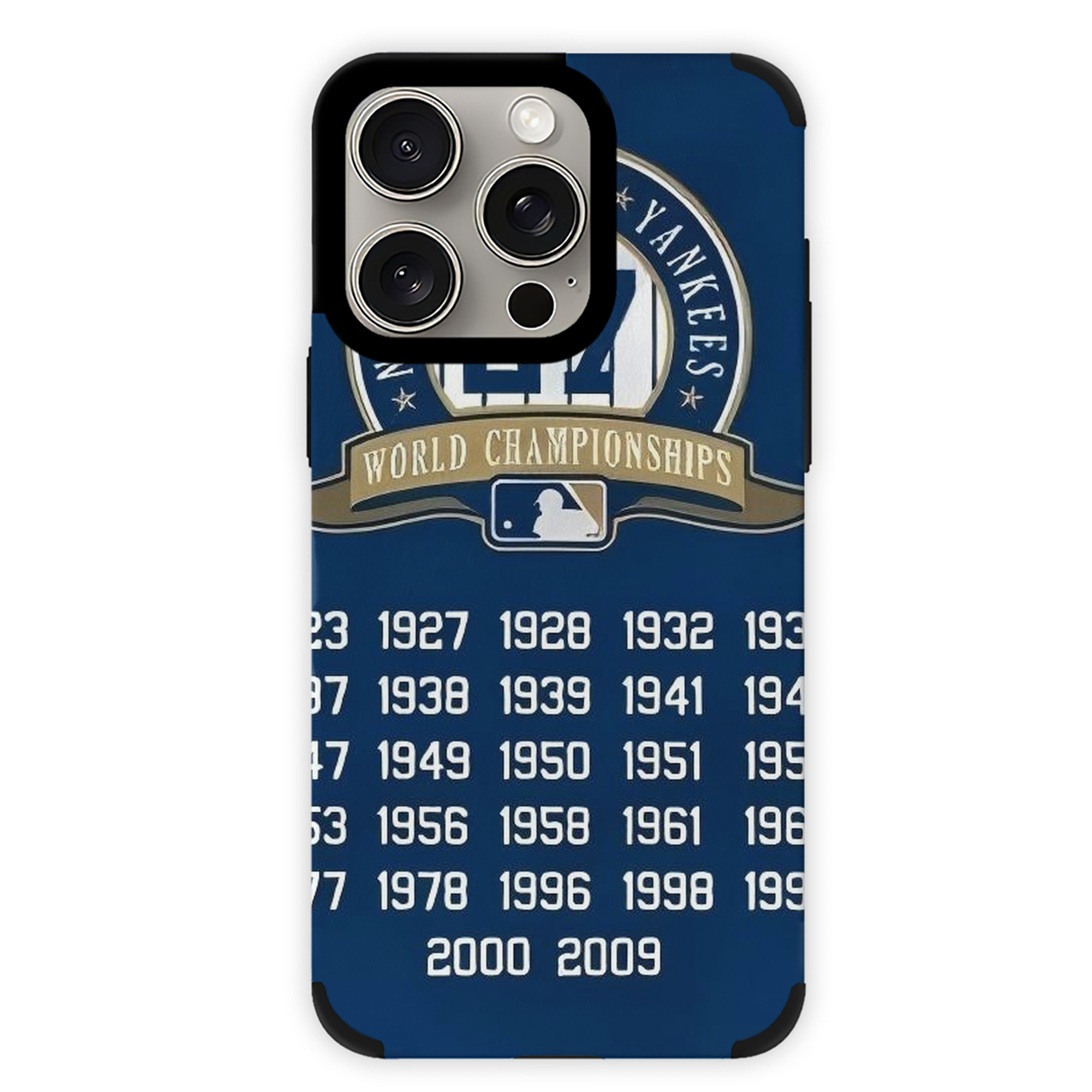 New York Yankees 144 IPhone 15 Pro Max PU Leather Case – Soft Lining, 360° Protection – Precise Fit, 3D Buttons, Easy Charging – Anti-Yellowing, Easy To Clean