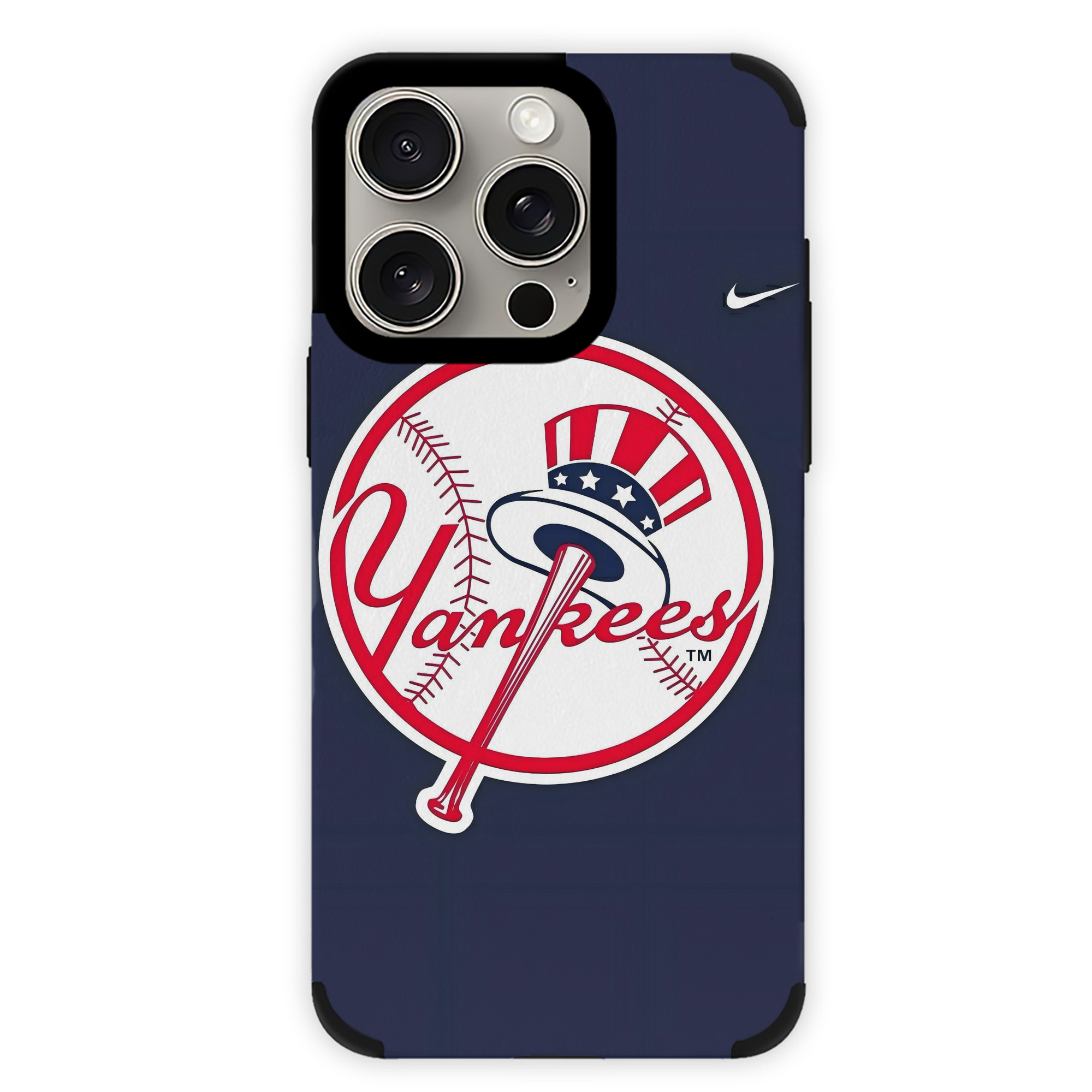 New York Yankees 157 IPhone 15 Pro Max PU Leather Case – Soft Lining, 360° Protection – Precise Fit, 3D Buttons, Easy Charging – Anti-Yellowing, Easy To Clean