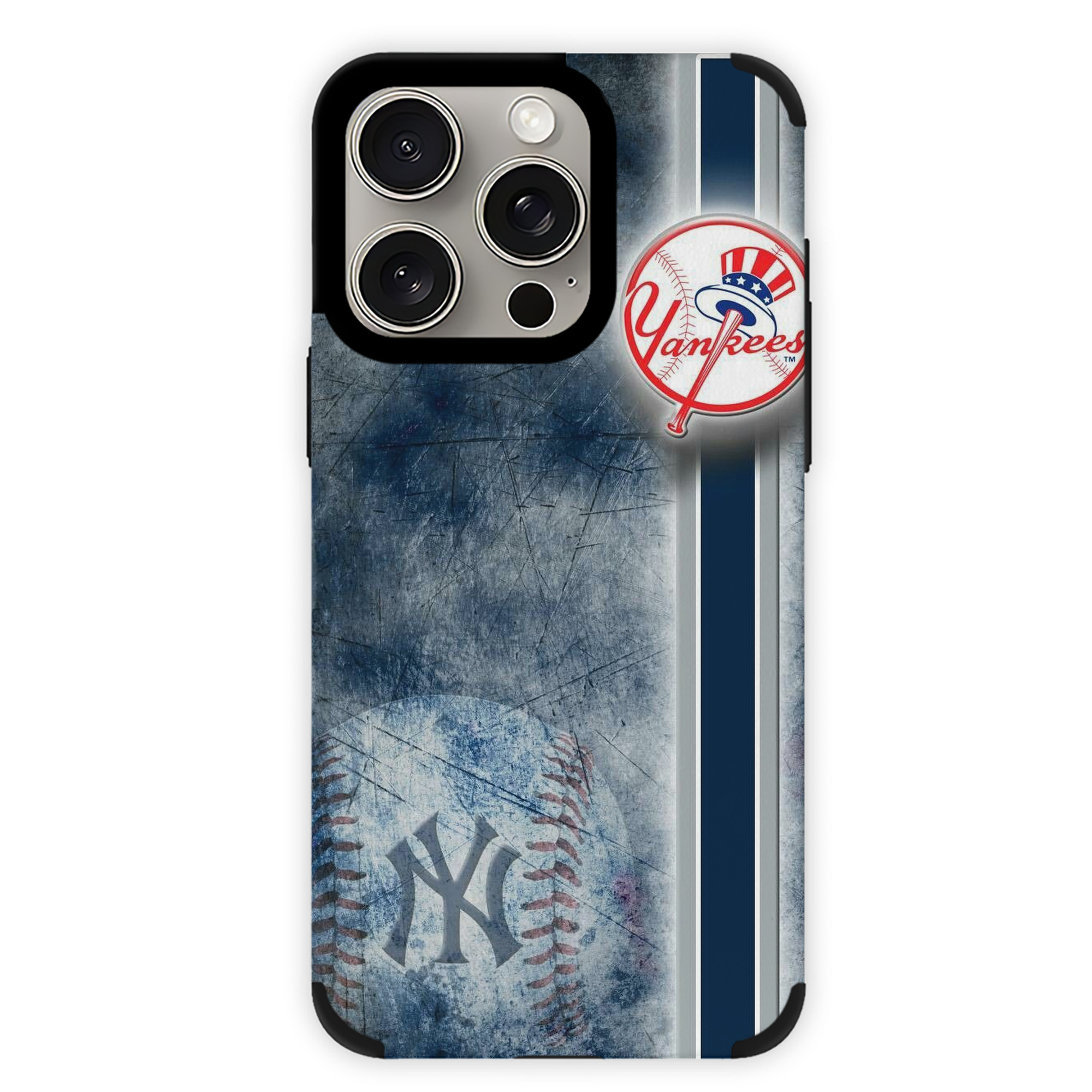 New York Yankees 150 IPhone 15 Pro Max PU Leather Case – Soft Lining, 360° Protection – Precise Fit, 3D Buttons, Easy Charging – Anti-Yellowing, Easy To Clean