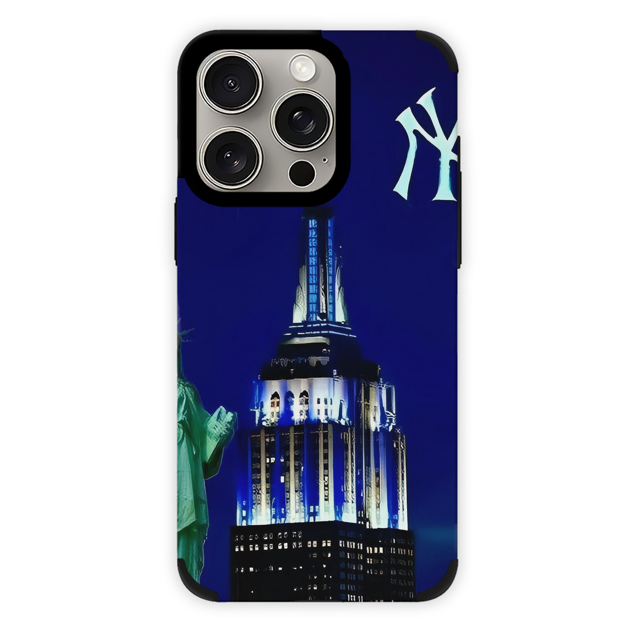 New York Yankees 175 IPhone 15 Pro Max PU Leather Case – Soft Lining, 360° Protection – Precise Fit, 3D Buttons, Easy Charging – Anti-Yellowing, Easy To Clean