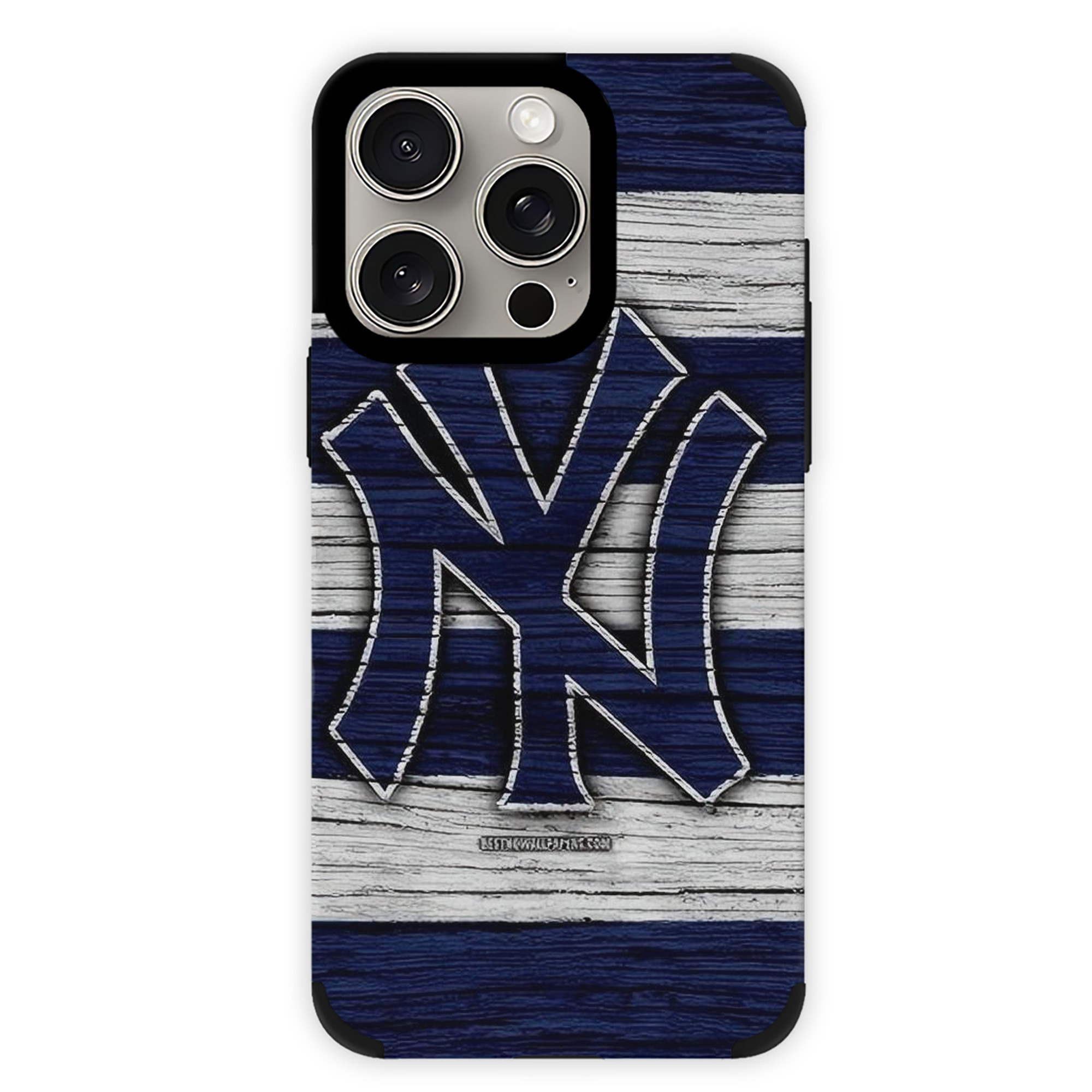 New York Yankees 187 IPhone 15 Pro Max PU Leather Case – Soft Lining, 360° Protection – Precise Fit, 3D Buttons, Easy Charging – Anti-Yellowing, Easy To Clean