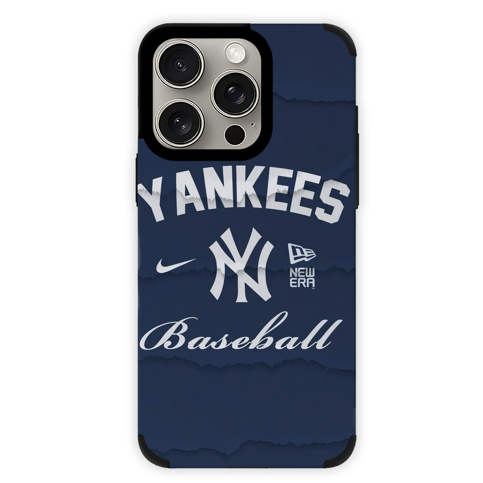 New York Yankees 167 IPhone 15 Pro Max PU Leather Case – Soft Lining, 360° Protection – Precise Fit, 3D Buttons, Easy Charging – Anti-Yellowing, Easy To Clean