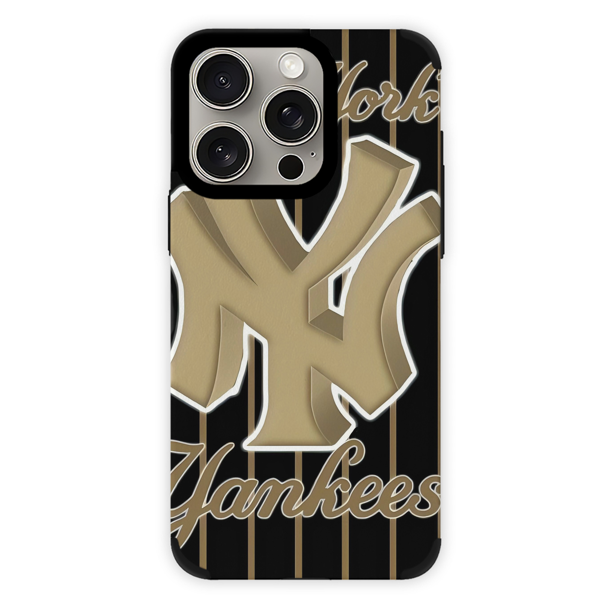 New York Yankees 185 IPhone 15 Pro Max PU Leather Case – Soft Lining, 360° Protection – Precise Fit, 3D Buttons, Easy Charging – Anti-Yellowing, Easy To Clean