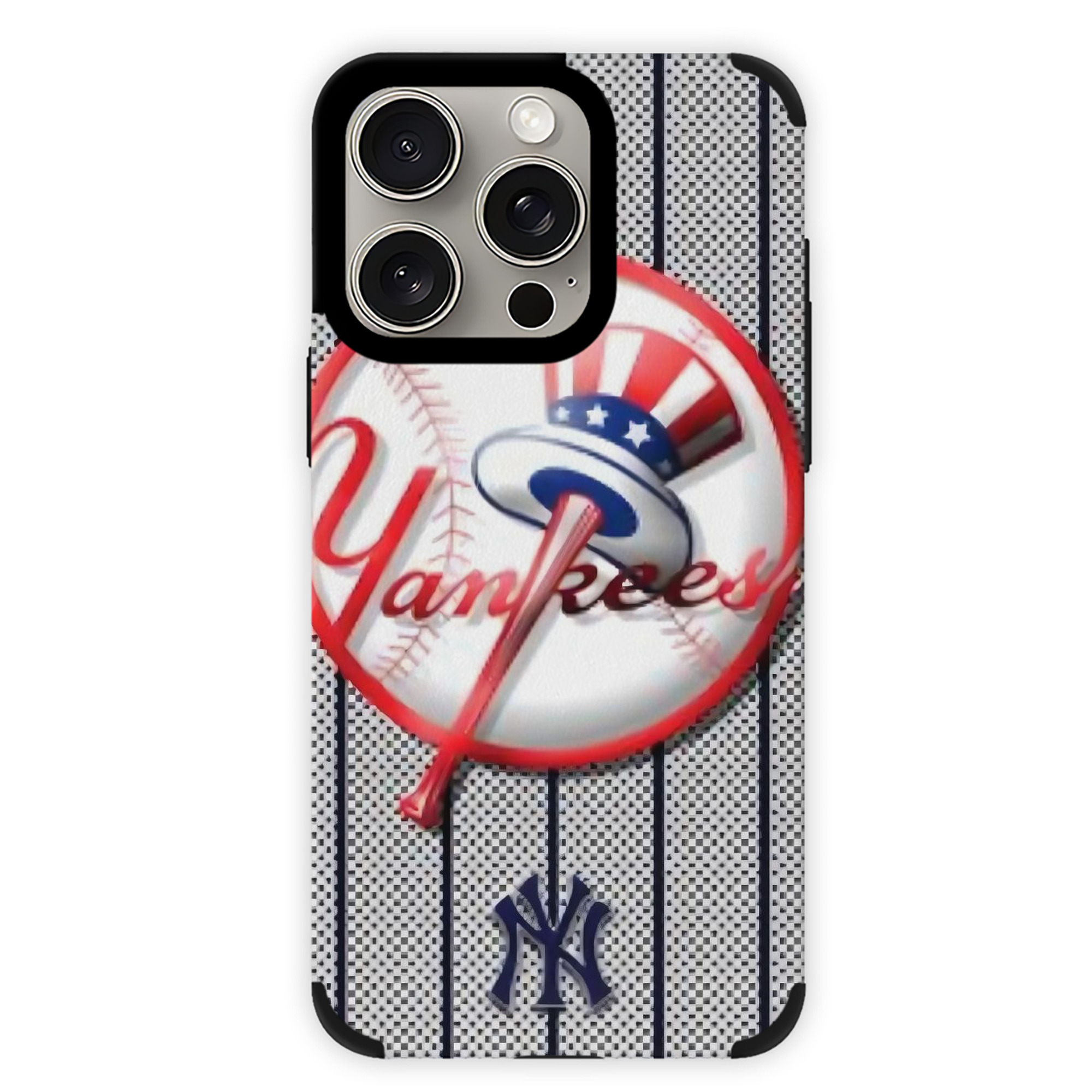 New York Yankees 191 IPhone 15 Pro Max PU Leather Case – Soft Lining, 360° Protection – Precise Fit, 3D Buttons, Easy Charging – Anti-Yellowing, Easy To Clean