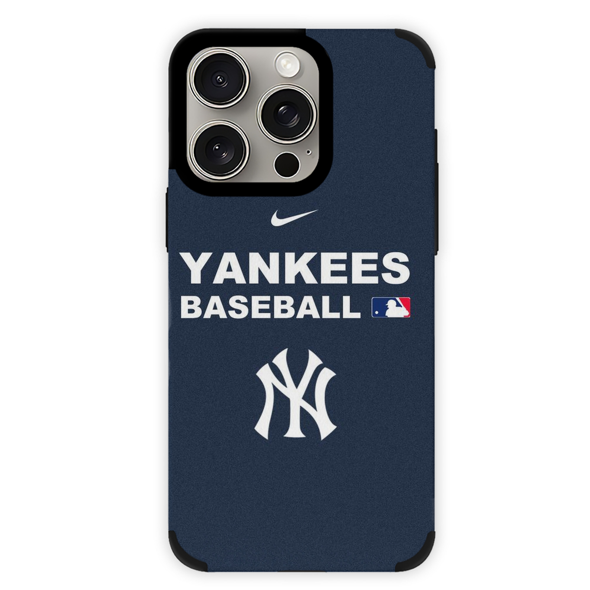 New York Yankees 214 IPhone 15 Pro Max PU Leather Case – Soft Lining, 360° Protection – Precise Fit, 3D Buttons, Easy Charging – Anti-Yellowing, Easy To Clean