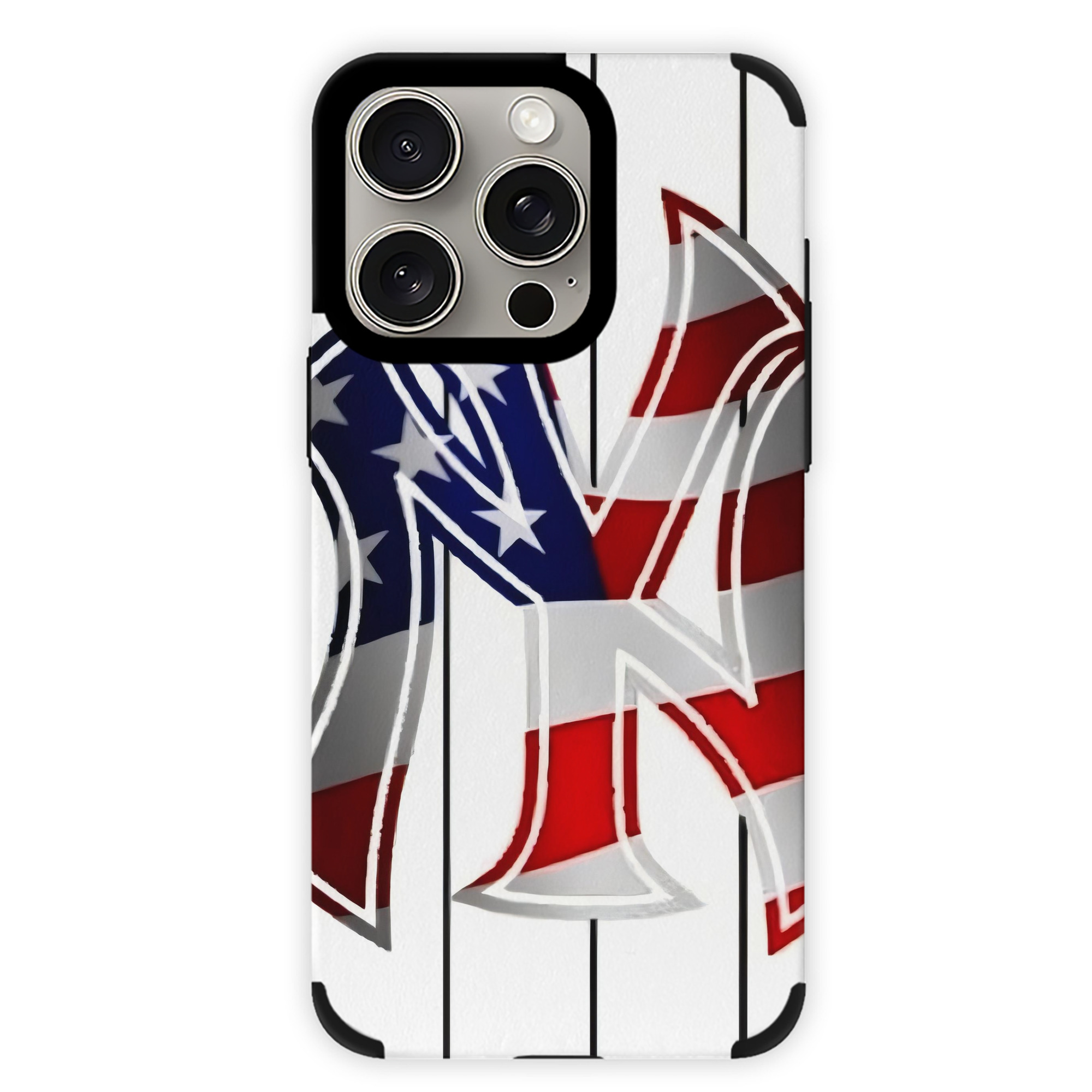 New York Yankees 195 IPhone 15 Pro Max PU Leather Case – Soft Lining, 360° Protection – Precise Fit, 3D Buttons, Easy Charging – Anti-Yellowing, Easy To Clean