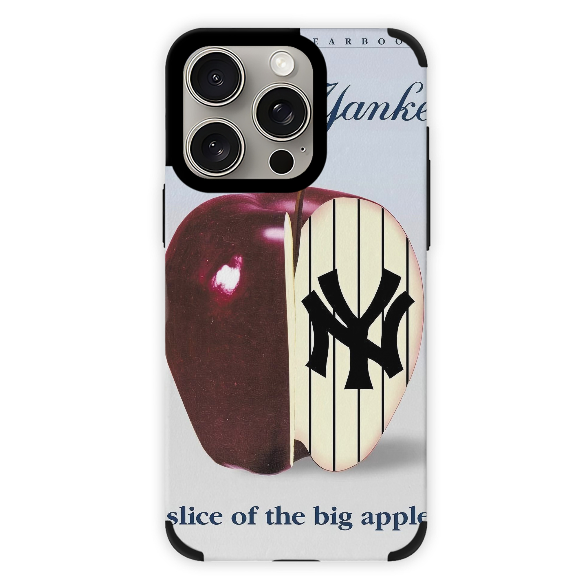 New York Yankees 202 IPhone 15 Pro Max PU Leather Case – Soft Lining, 360° Protection – Precise Fit, 3D Buttons, Easy Charging – Anti-Yellowing, Easy To Clean
