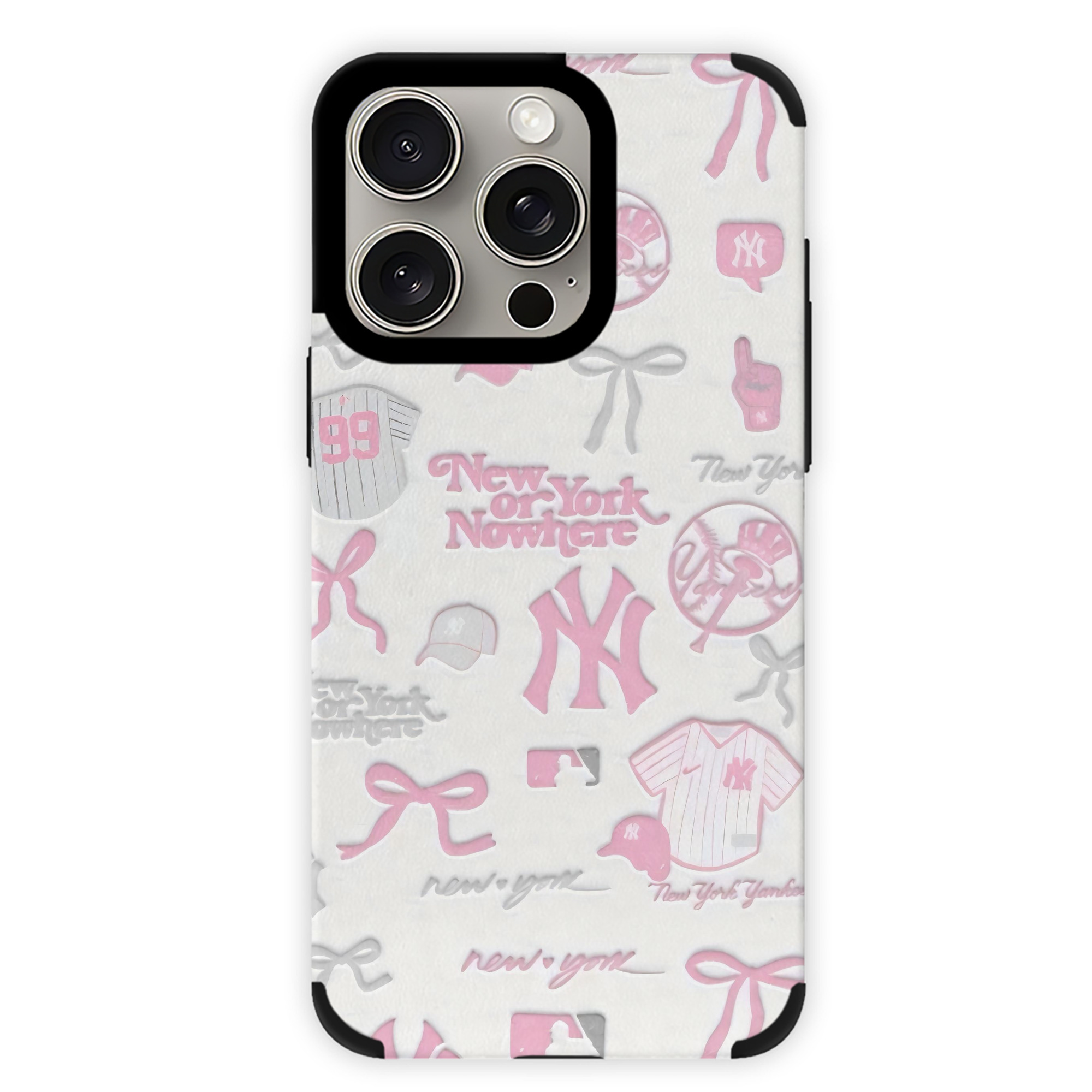 New York Yankees 206 IPhone 15 Pro Max PU Leather Case – Soft Lining, 360° Protection – Precise Fit, 3D Buttons, Easy Charging – Anti-Yellowing, Easy To Clean