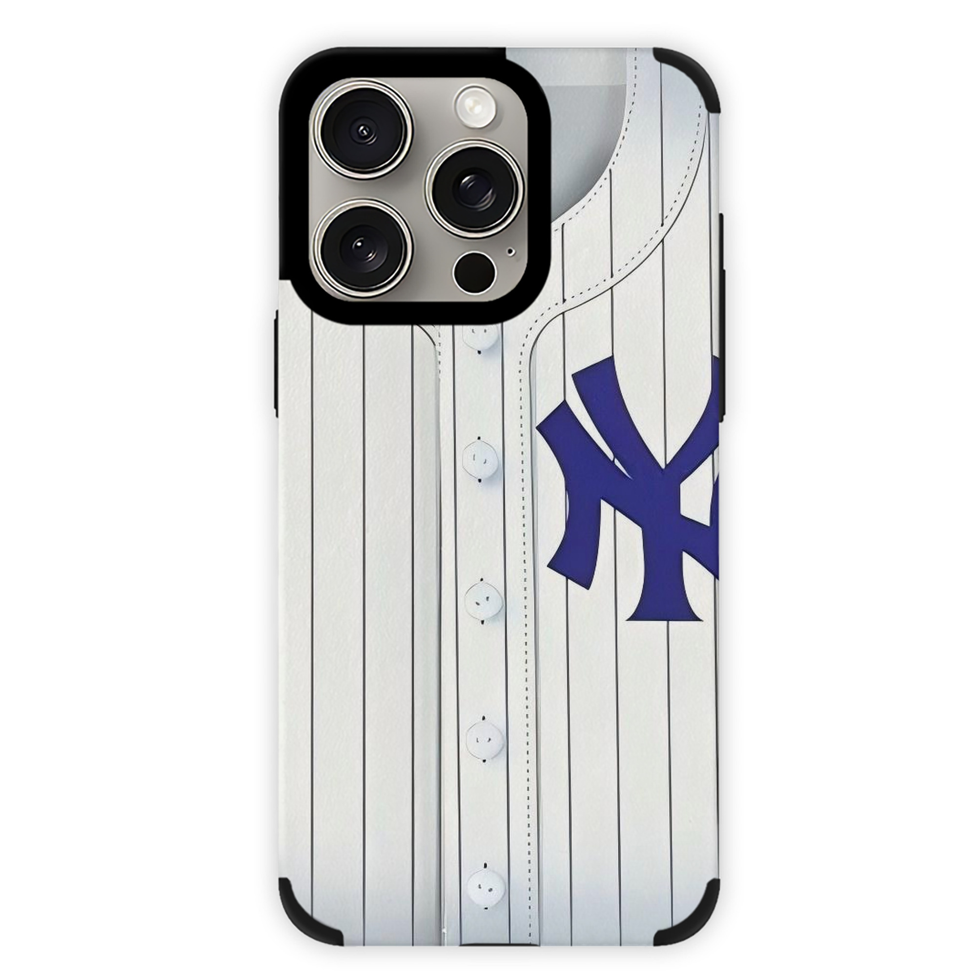 New York Yankees 213 IPhone 15 Pro Max PU Leather Case – Soft Lining, 360° Protection – Precise Fit, 3D Buttons, Easy Charging – Anti-Yellowing, Easy To Clean