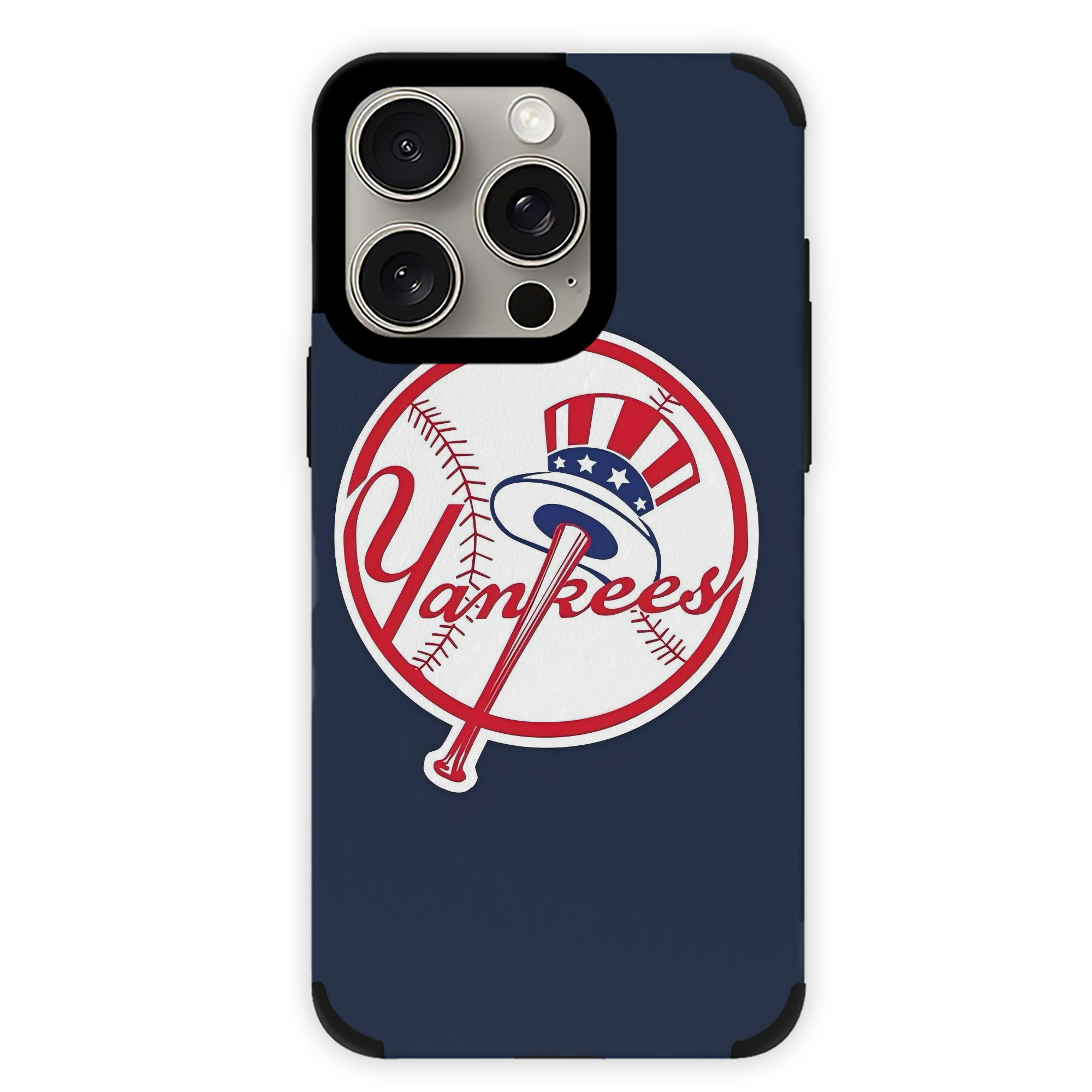 New York Yankees 216 IPhone 15 Pro Max PU Leather Case – Soft Lining, 360° Protection – Precise Fit, 3D Buttons, Easy Charging – Anti-Yellowing, Easy To Clean