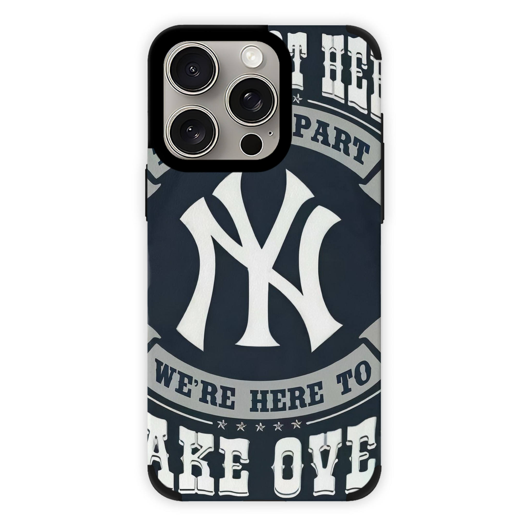 New York Yankees 302 IPhone 15 Pro Max PU Leather Case – Soft Lining, 360° Protection – Precise Fit, 3D Buttons, Easy Charging – Anti-Yellowing, Easy To Clean