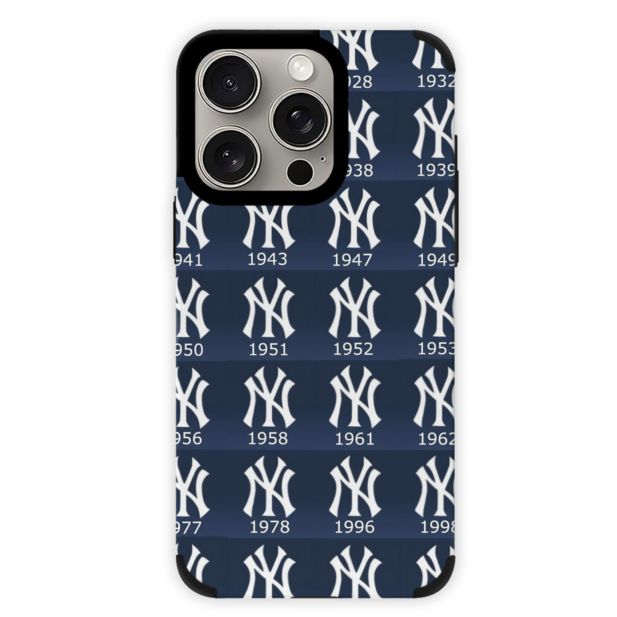 New York Yankees 229 IPhone 15 Pro Max PU Leather Case – Soft Lining, 360° Protection – Precise Fit, 3D Buttons, Easy Charging – Anti-Yellowing, Easy To Clean