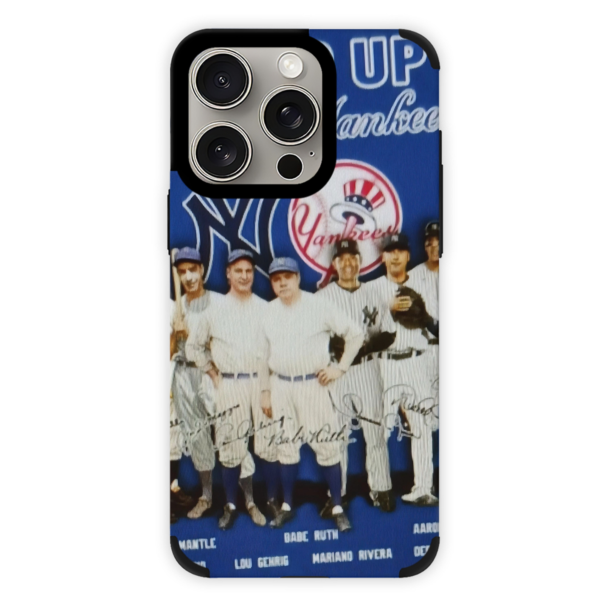 New York Yankees 312 IPhone 15 Pro Max PU Leather Case – Soft Lining, 360° Protection – Precise Fit, 3D Buttons, Easy Charging – Anti-Yellowing, Easy To Clean